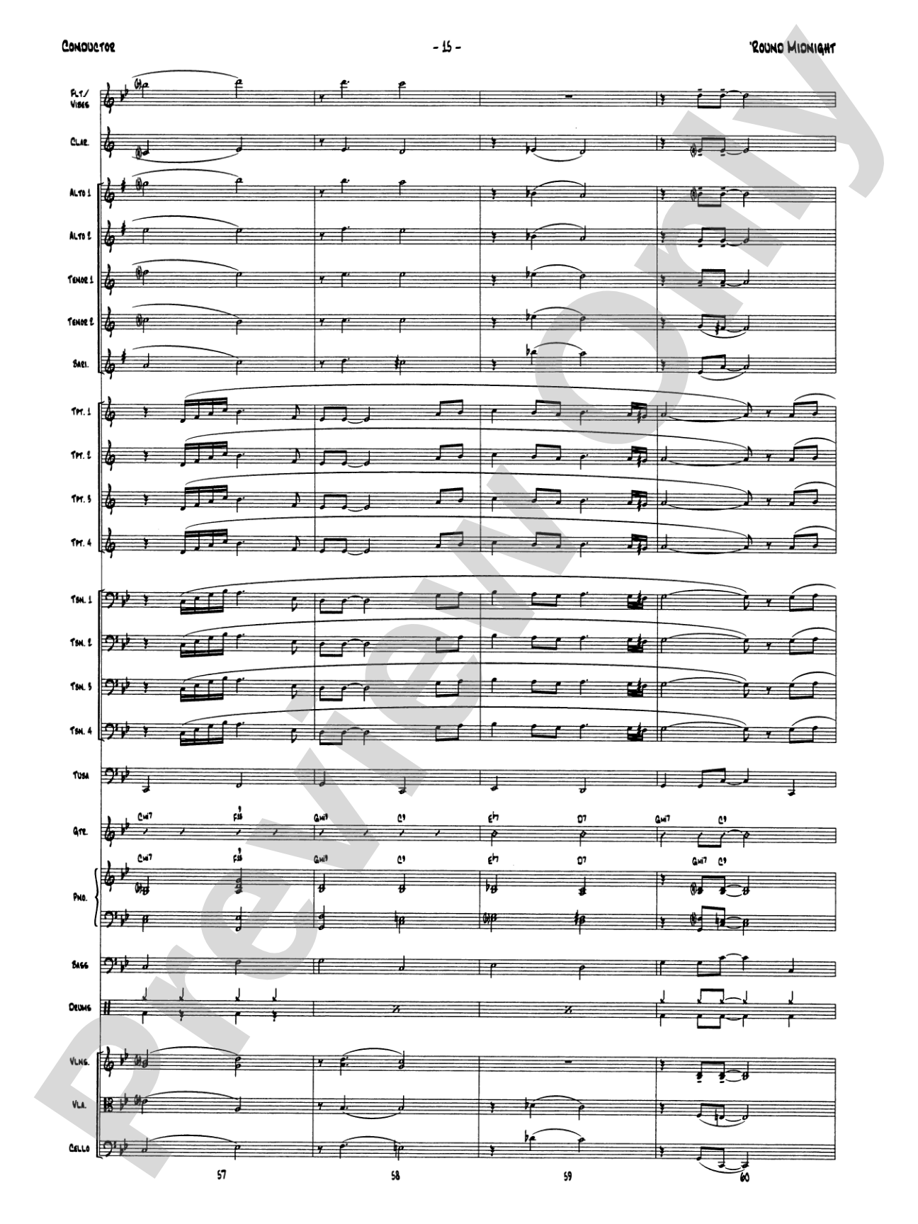 'Round Midnight: Score