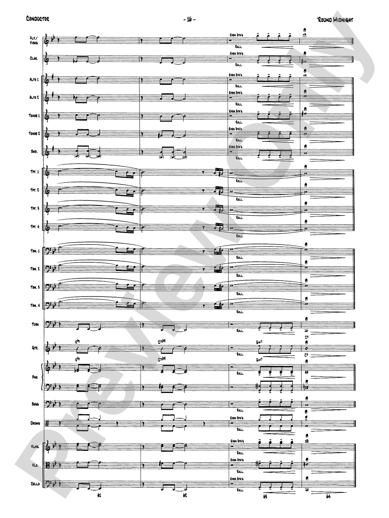 'Round Midnight: Score