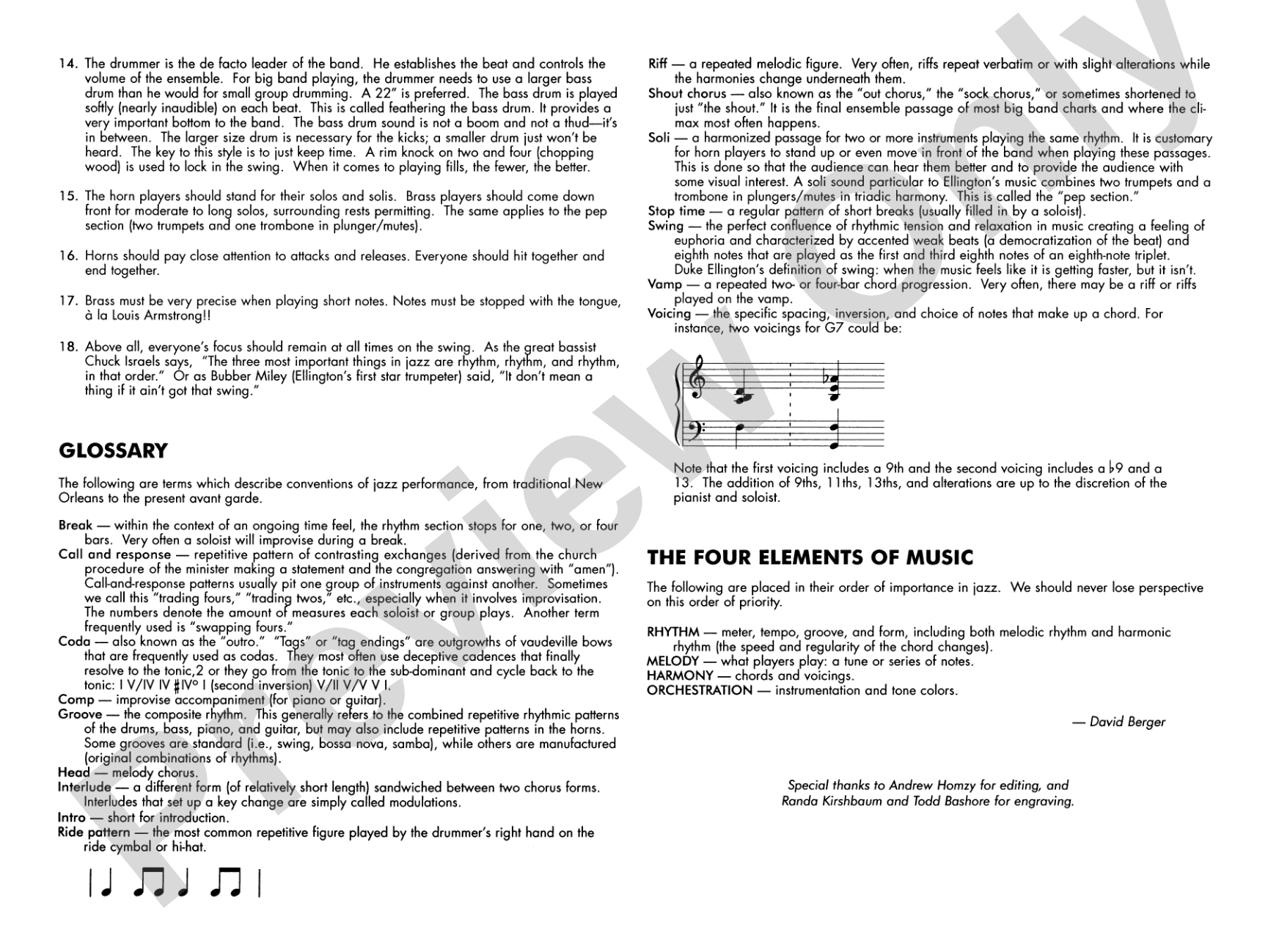 Concerto for Cootie: Jazz Ensemble Conductor Score & Parts