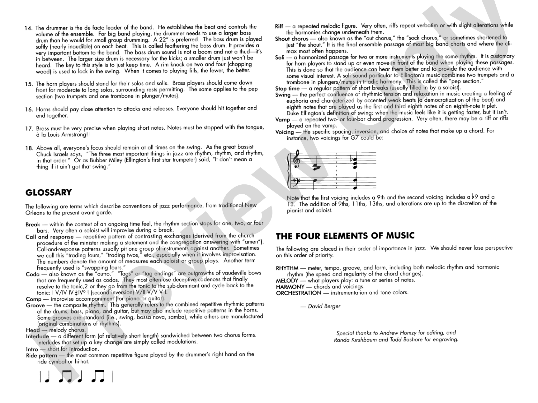 C Jam Blues: Jazz Ensemble Conductor Score & Parts