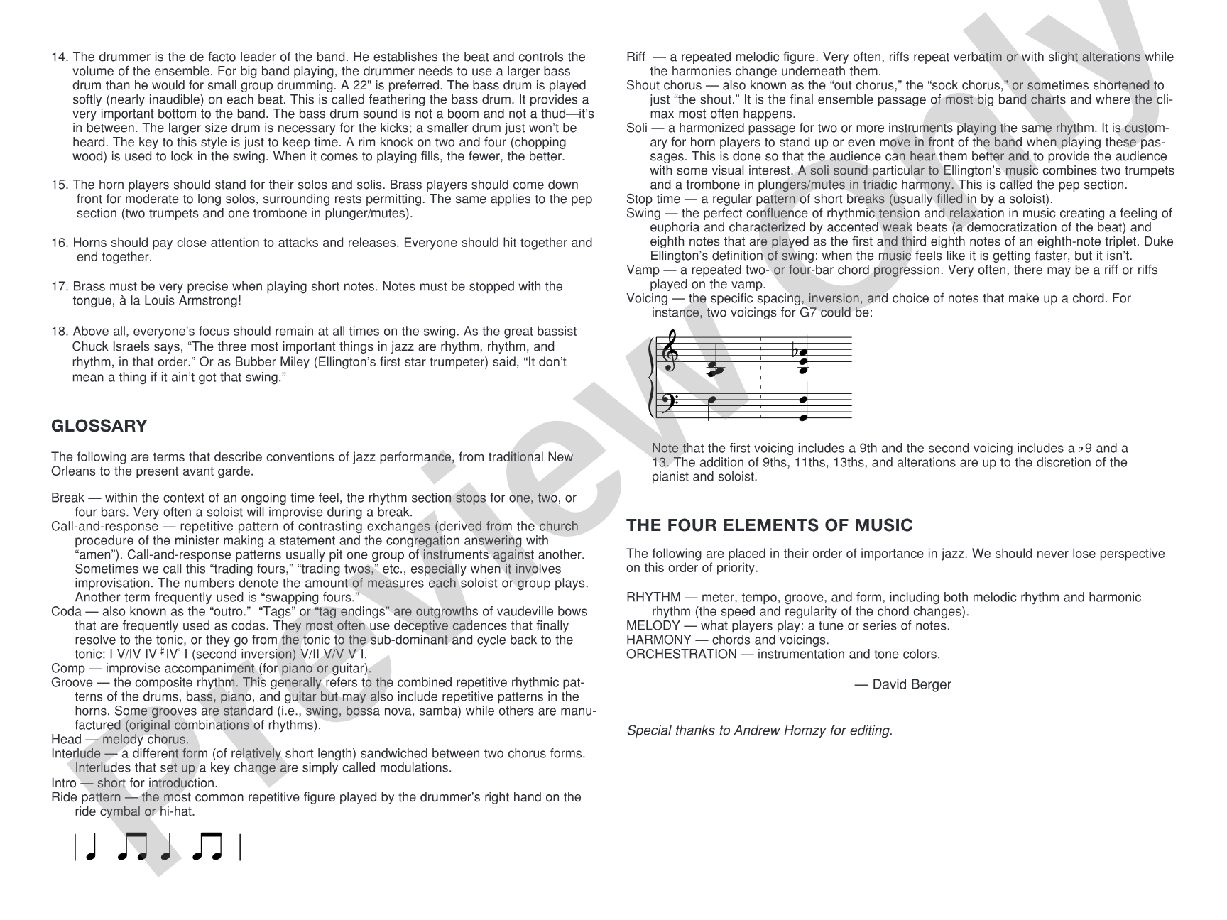 Such Sweet Thunder (from Such Sweet Thunder): Jazz Ensemble Conductor Score & Parts