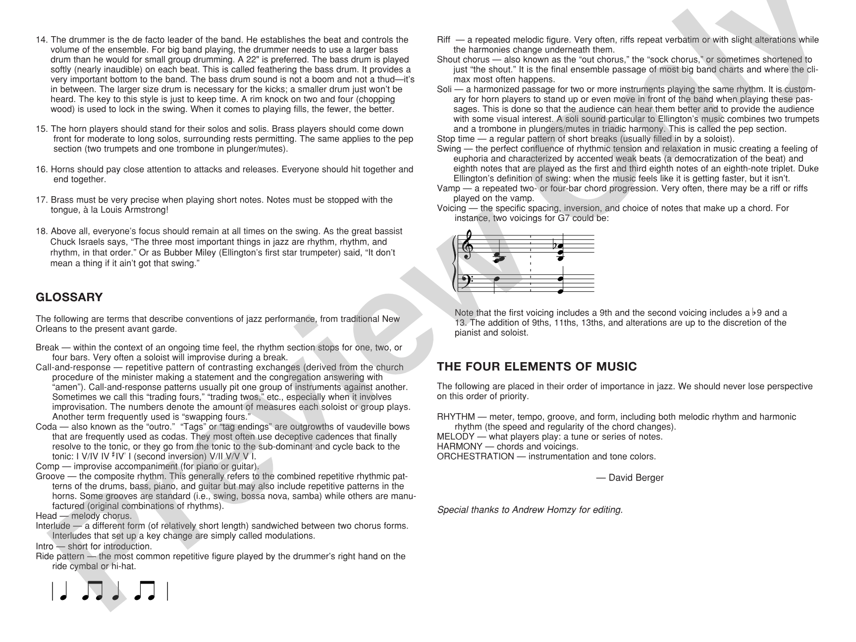 It Don't Mean a Thing If It Ain't Got That Swing: Jazz Ensemble Conductor Score & Parts