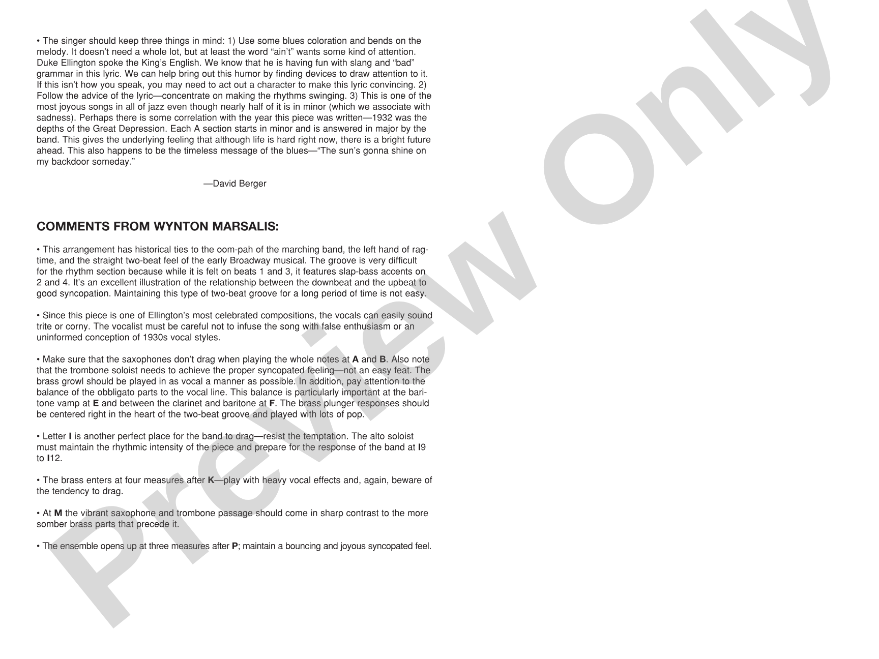 It Don't Mean a Thing If It Ain't Got That Swing: Jazz Ensemble Conductor Score & Parts