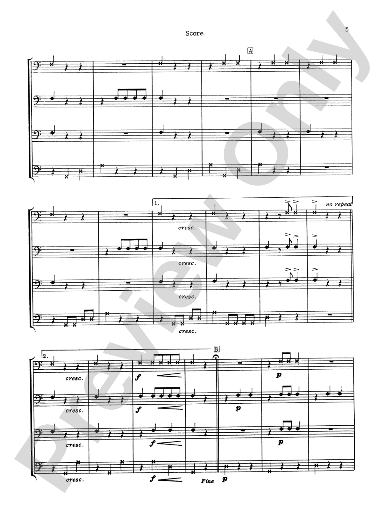 Suite for Percussion: Percussion Ensemble Book