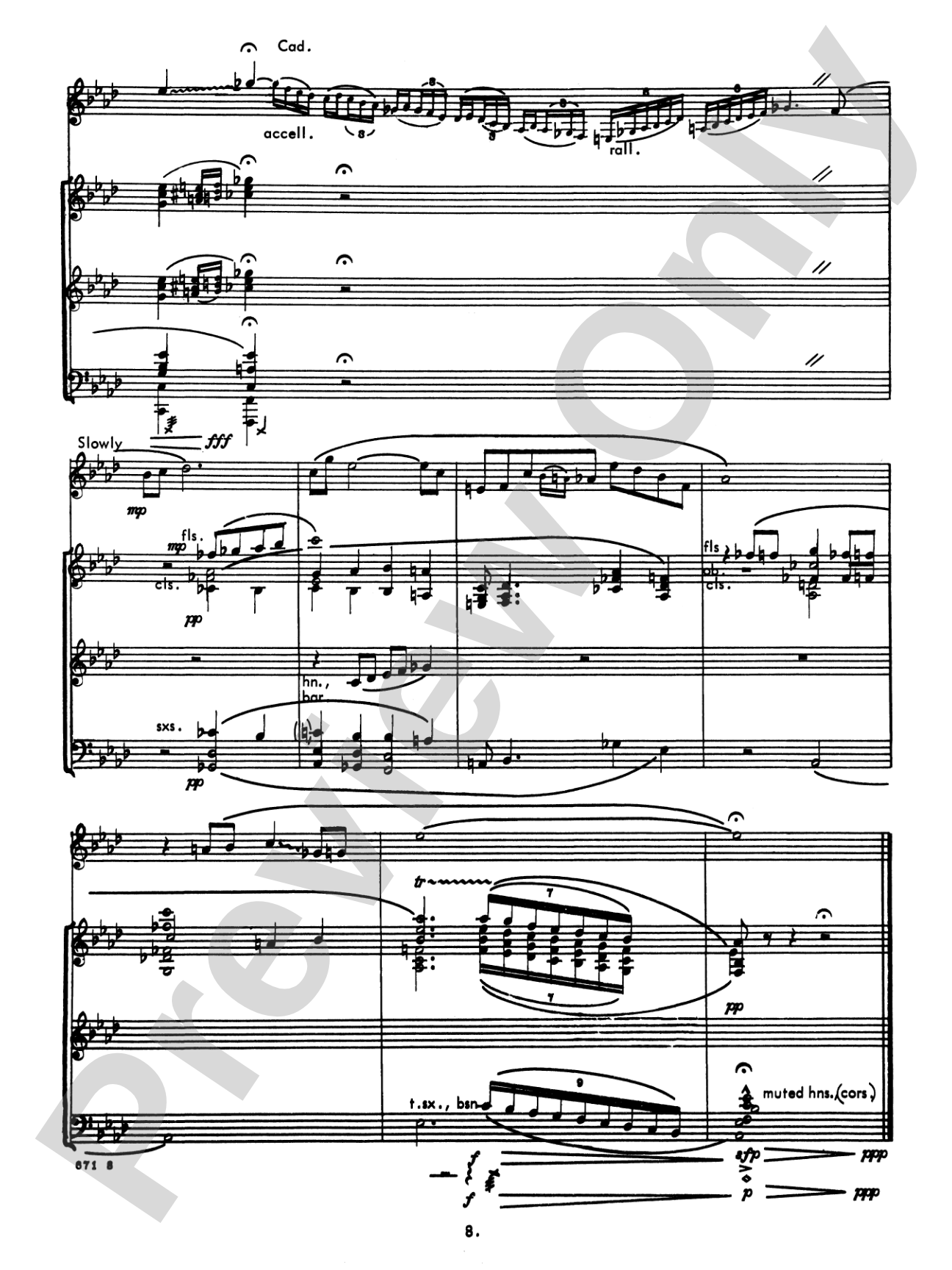 Persuasion: Concert Band Conductor Score & Parts