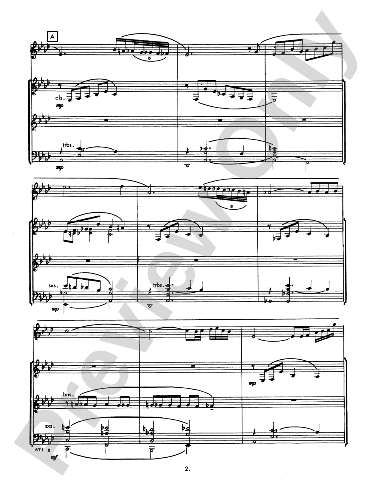 Persuasion: Concert Band Conductor Score & Parts