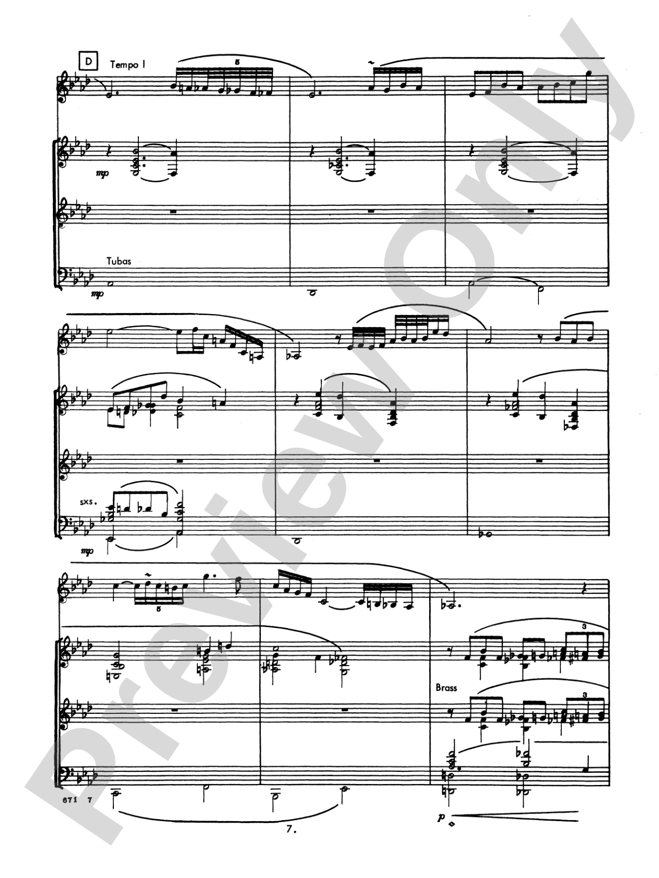 Persuasion: Concert Band Conductor Score & Parts