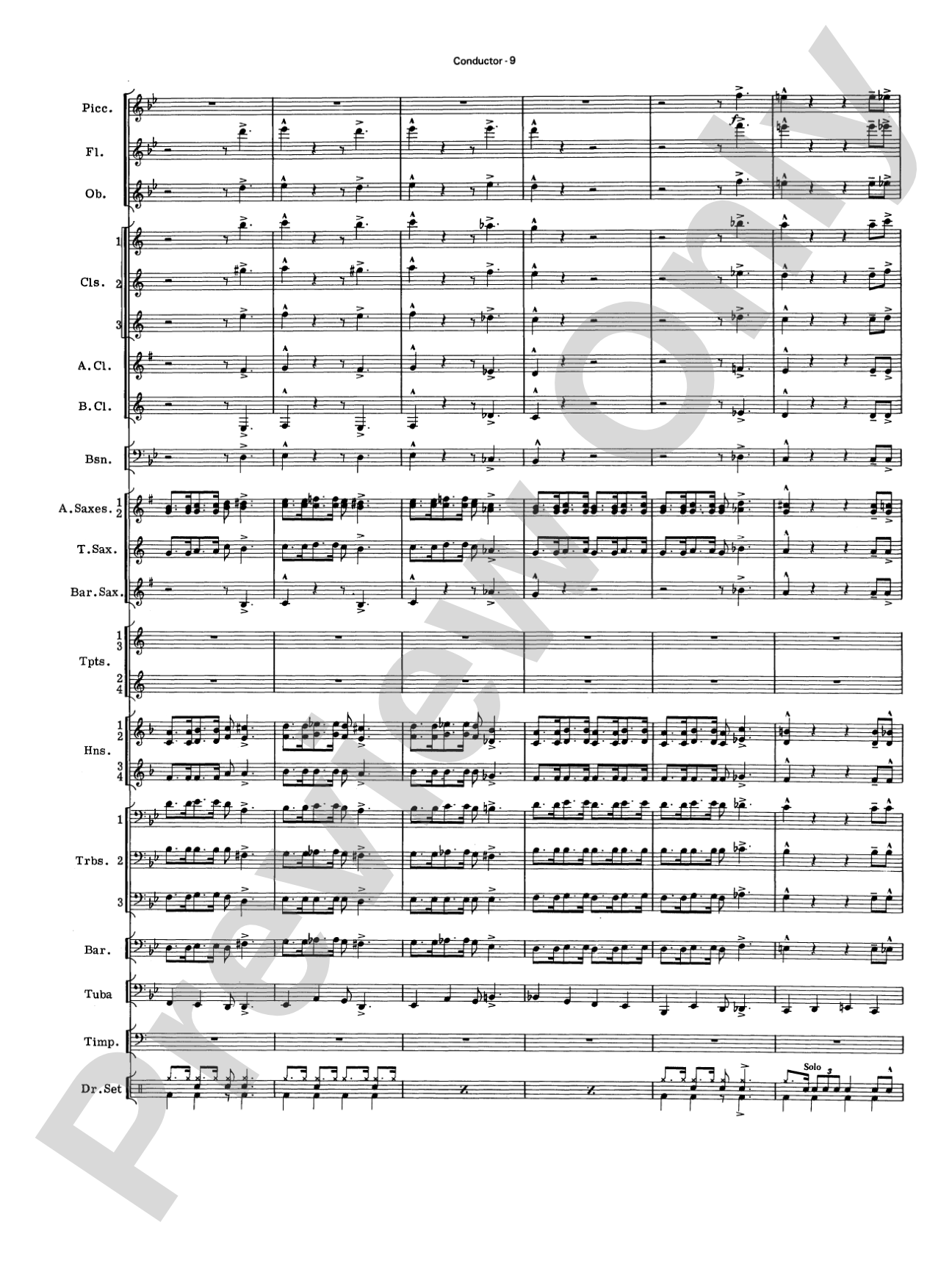 Four of a Kind: Concert Band Conductor Score & Parts