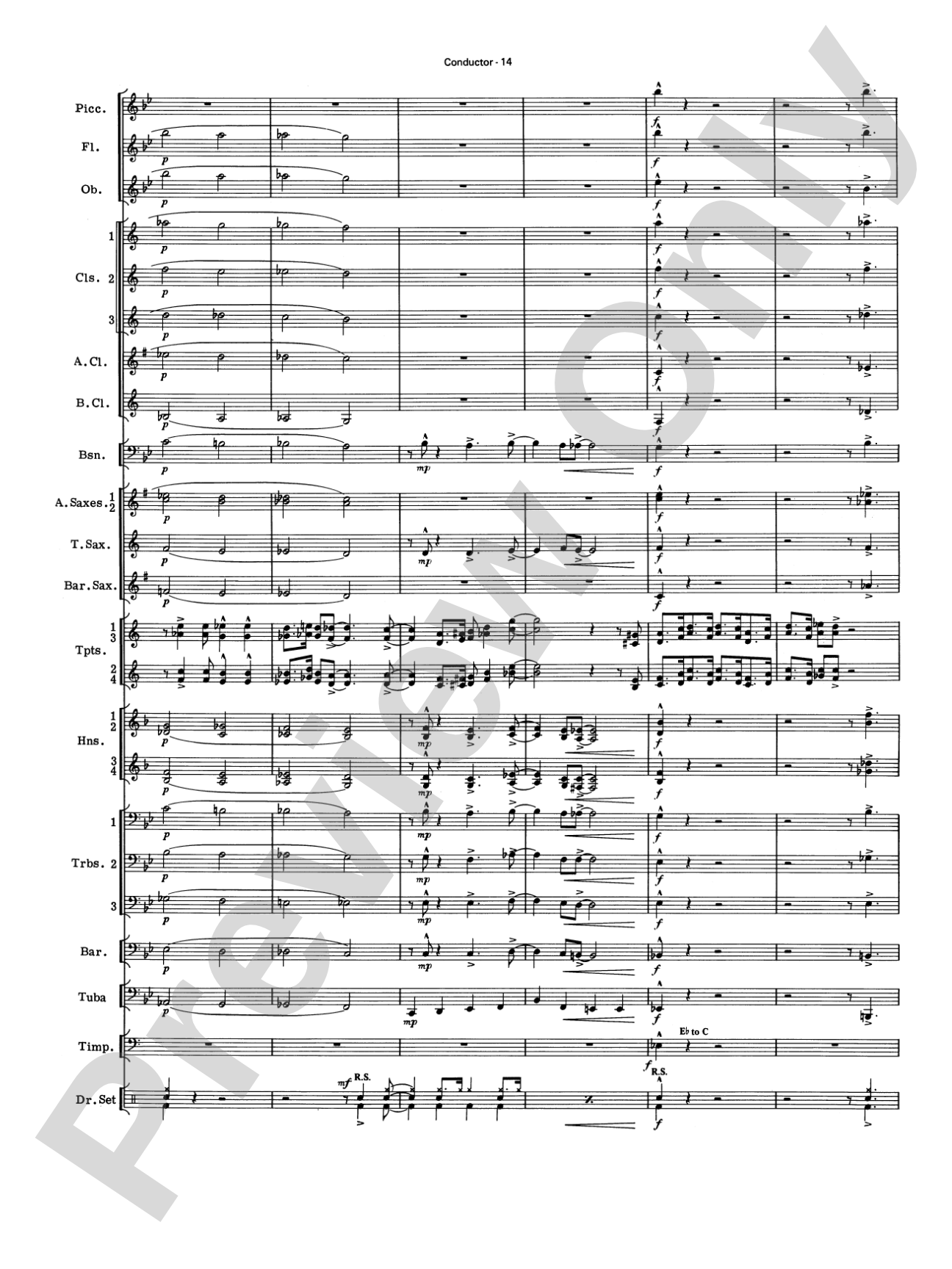 Four of a Kind: Concert Band Conductor Score & Parts