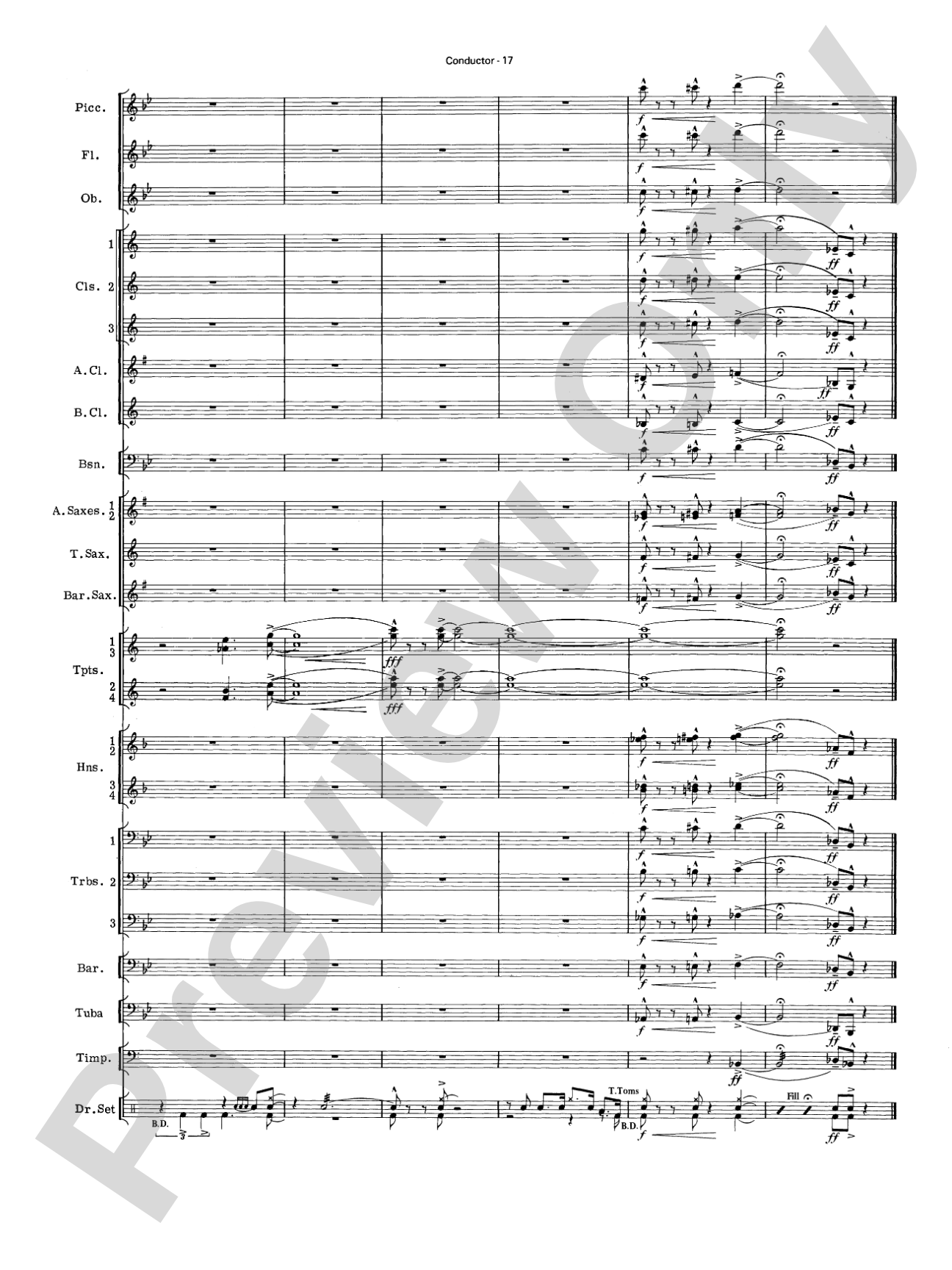 Four of a Kind: Concert Band Conductor Score & Parts