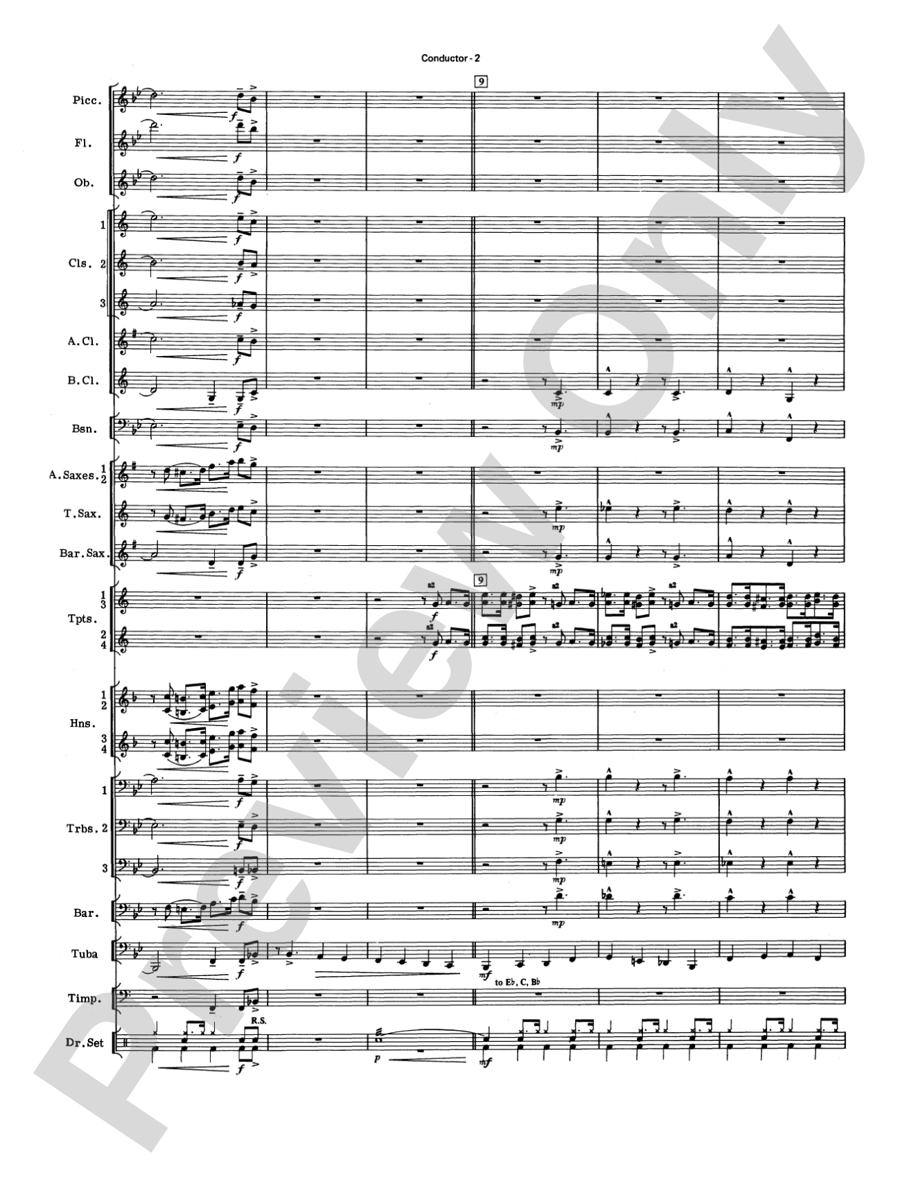 Four of a Kind: Concert Band Conductor Score & Parts