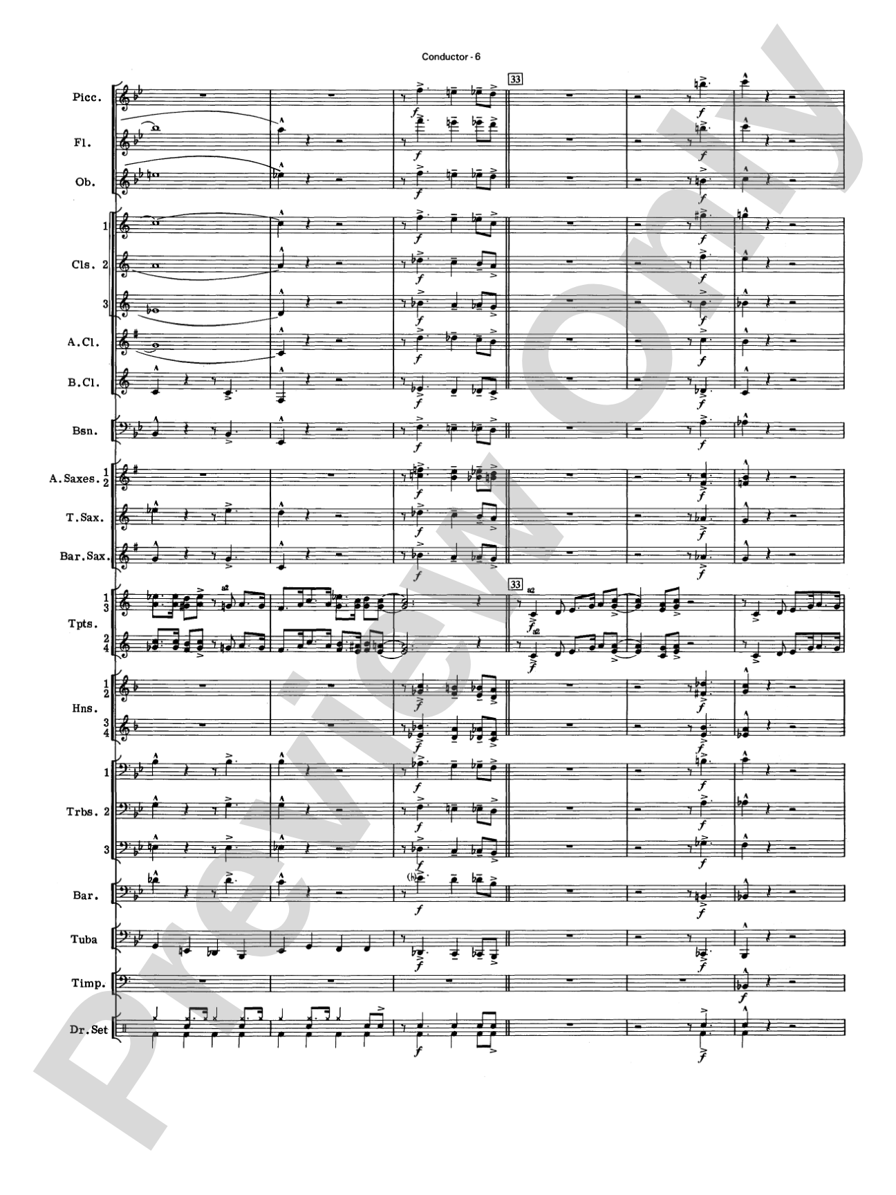 Four of a Kind: Concert Band Conductor Score & Parts