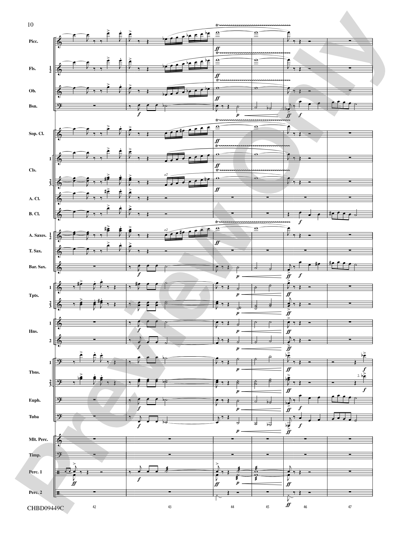 Psalm 46: Concert Band Conductor Score & Parts