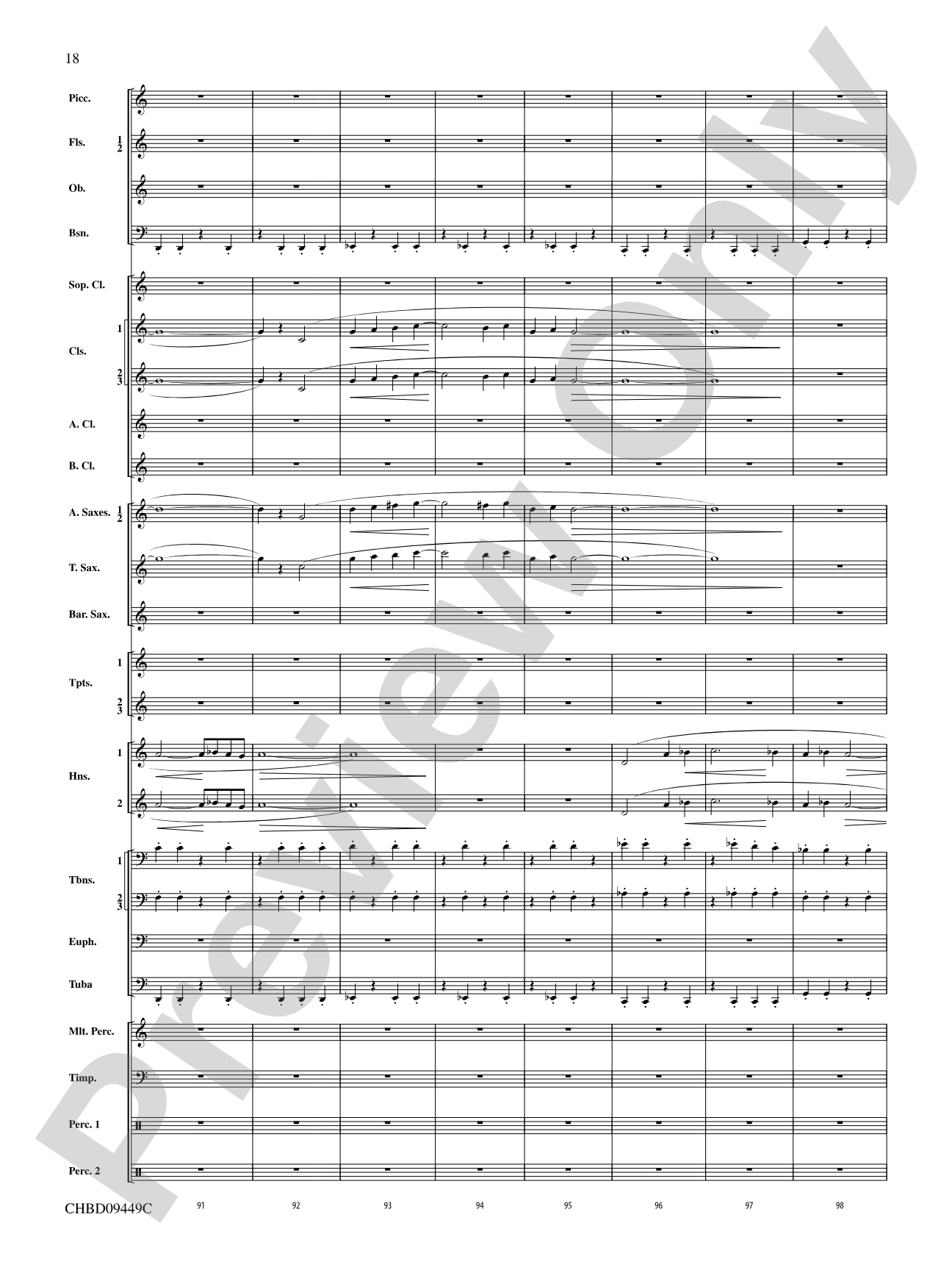 Psalm 46: Concert Band Conductor Score & Parts