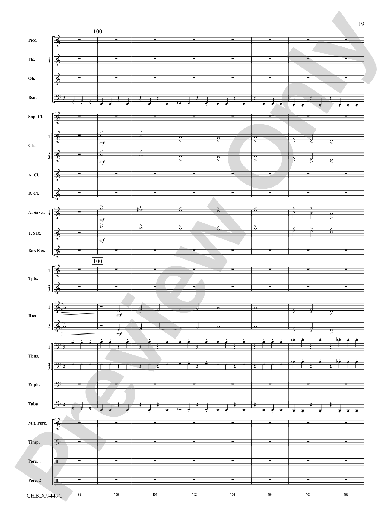 Psalm 46: Concert Band Conductor Score & Parts