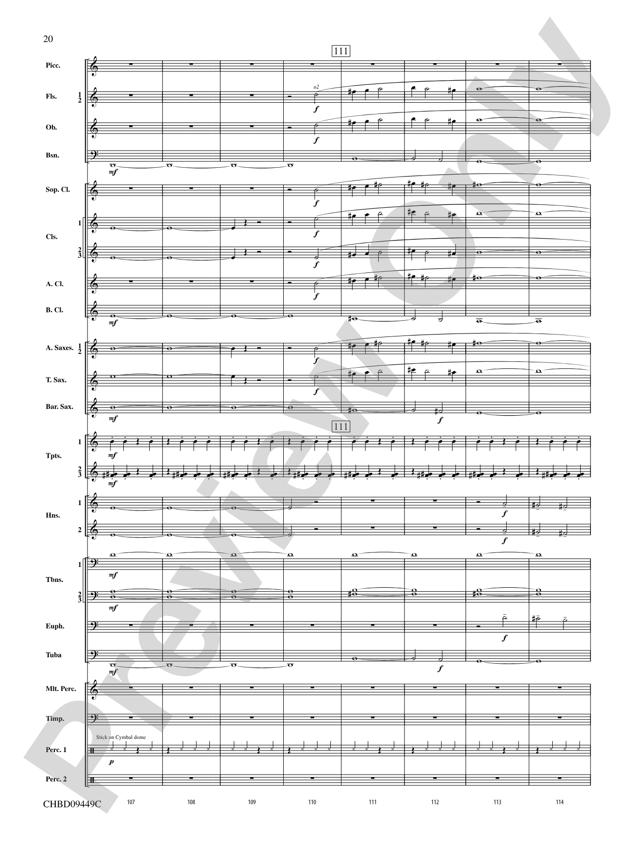 Psalm 46: Concert Band Conductor Score & Parts