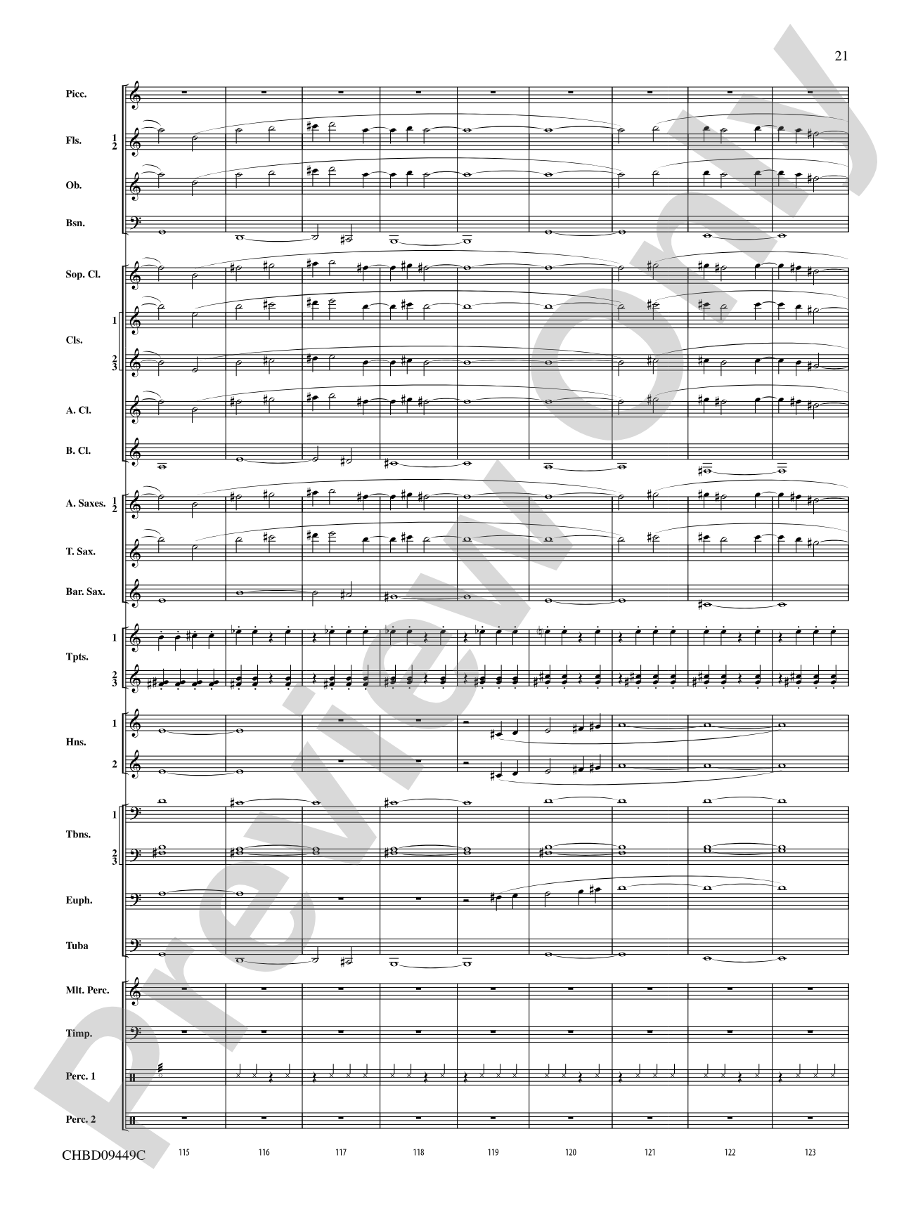 Psalm 46: Concert Band Conductor Score & Parts