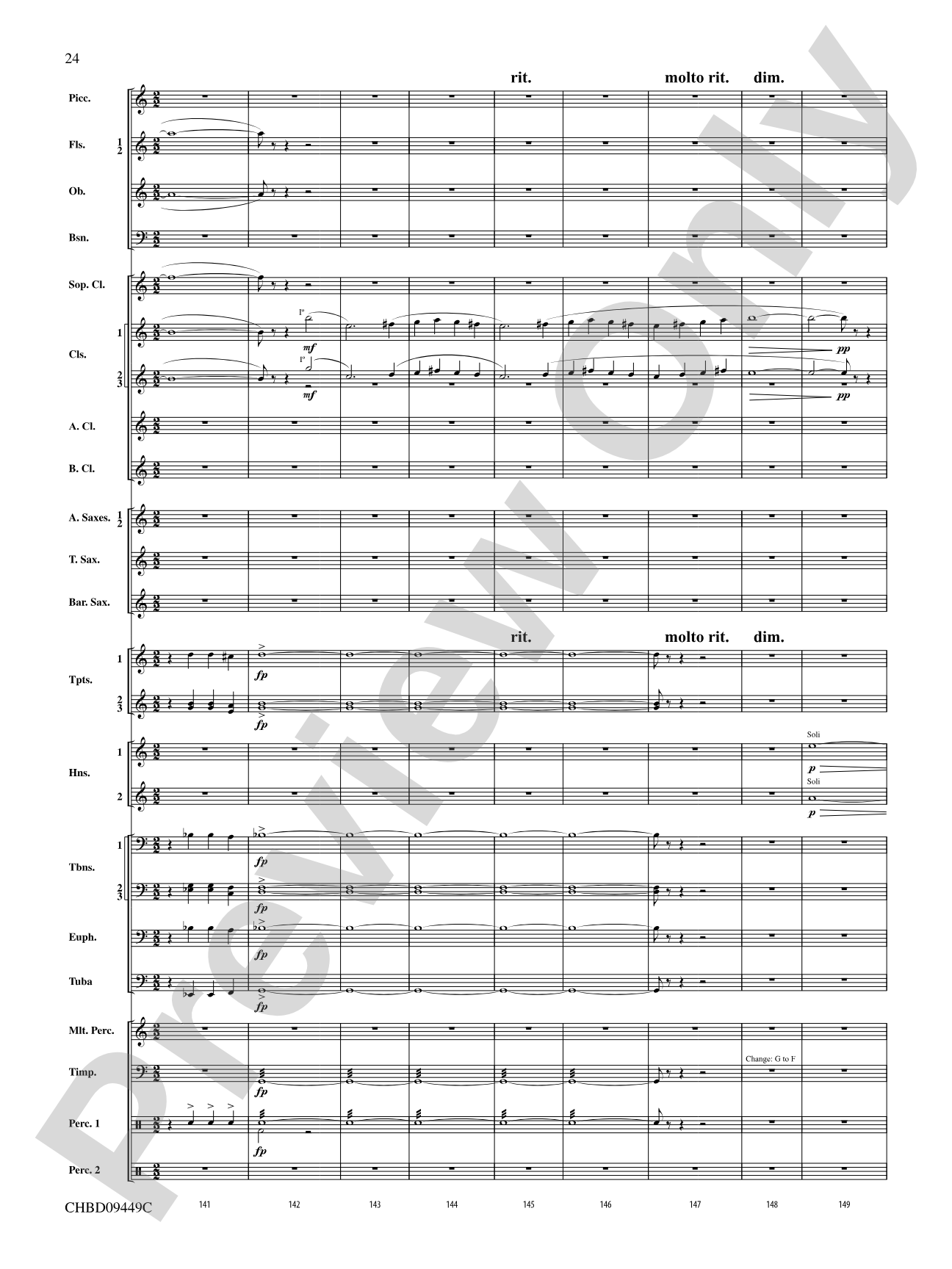Psalm 46: Concert Band Conductor Score & Parts