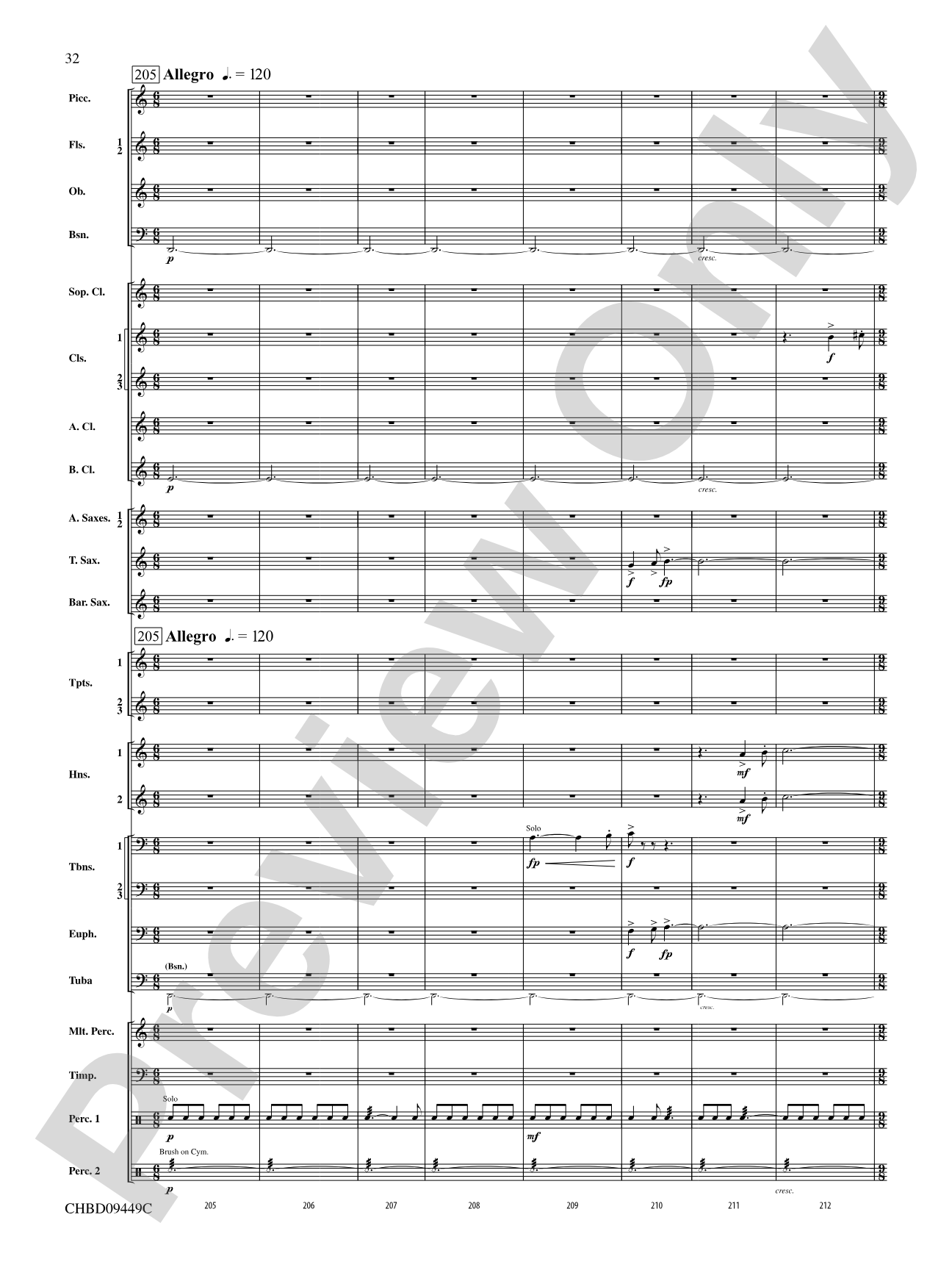 Psalm 46: Concert Band Conductor Score & Parts