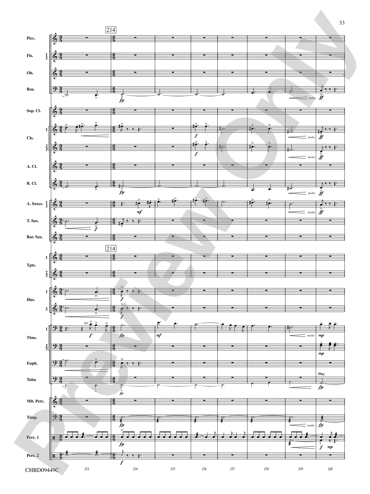 Psalm 46: Concert Band Conductor Score & Parts