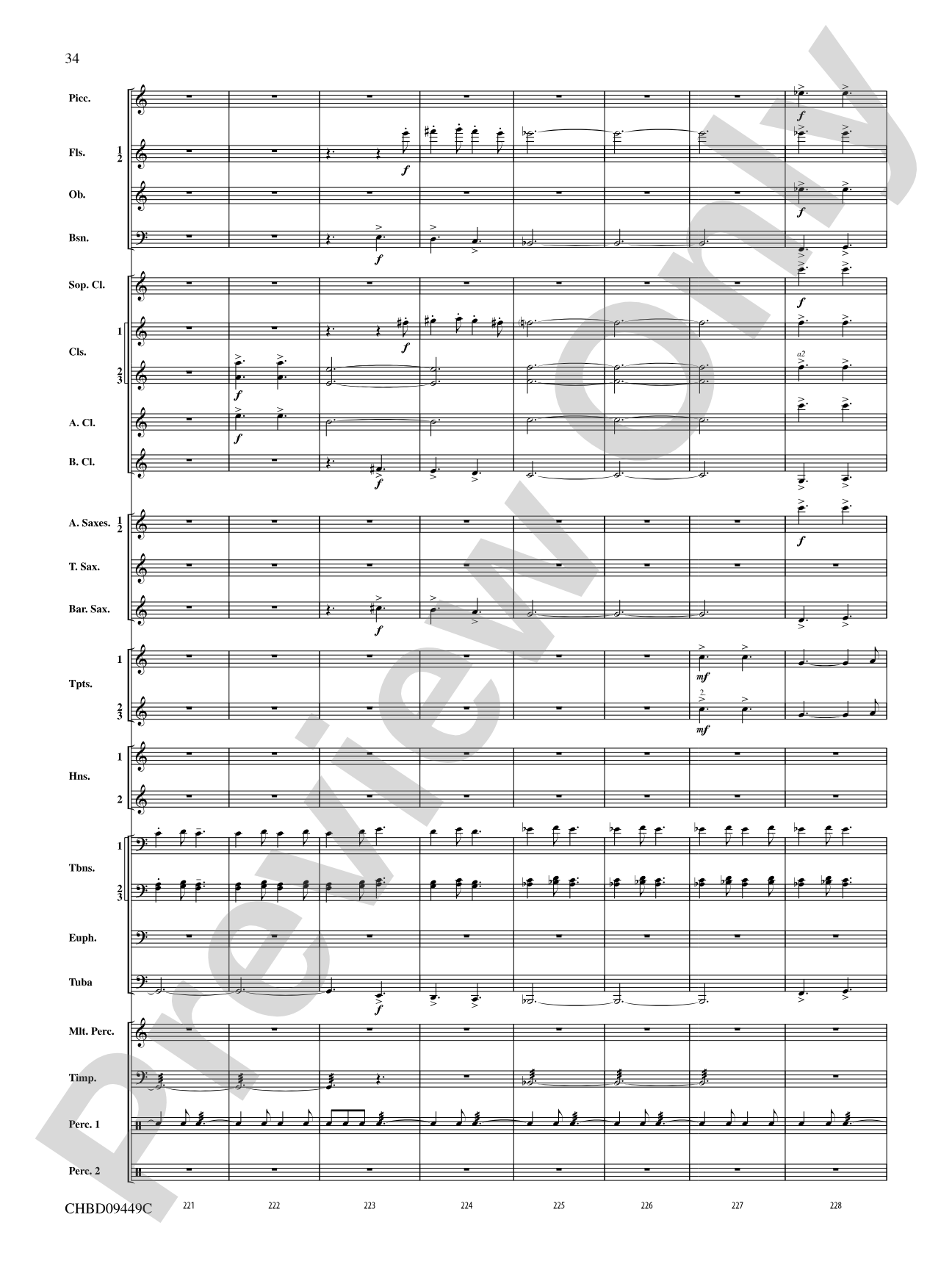 Psalm 46: Concert Band Conductor Score & Parts