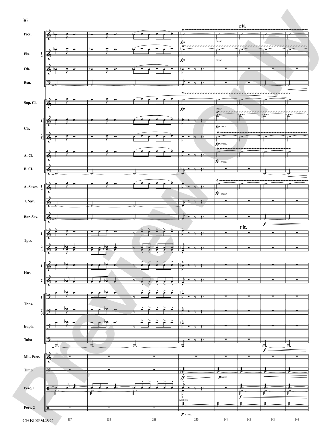 Psalm 46: Concert Band Conductor Score & Parts