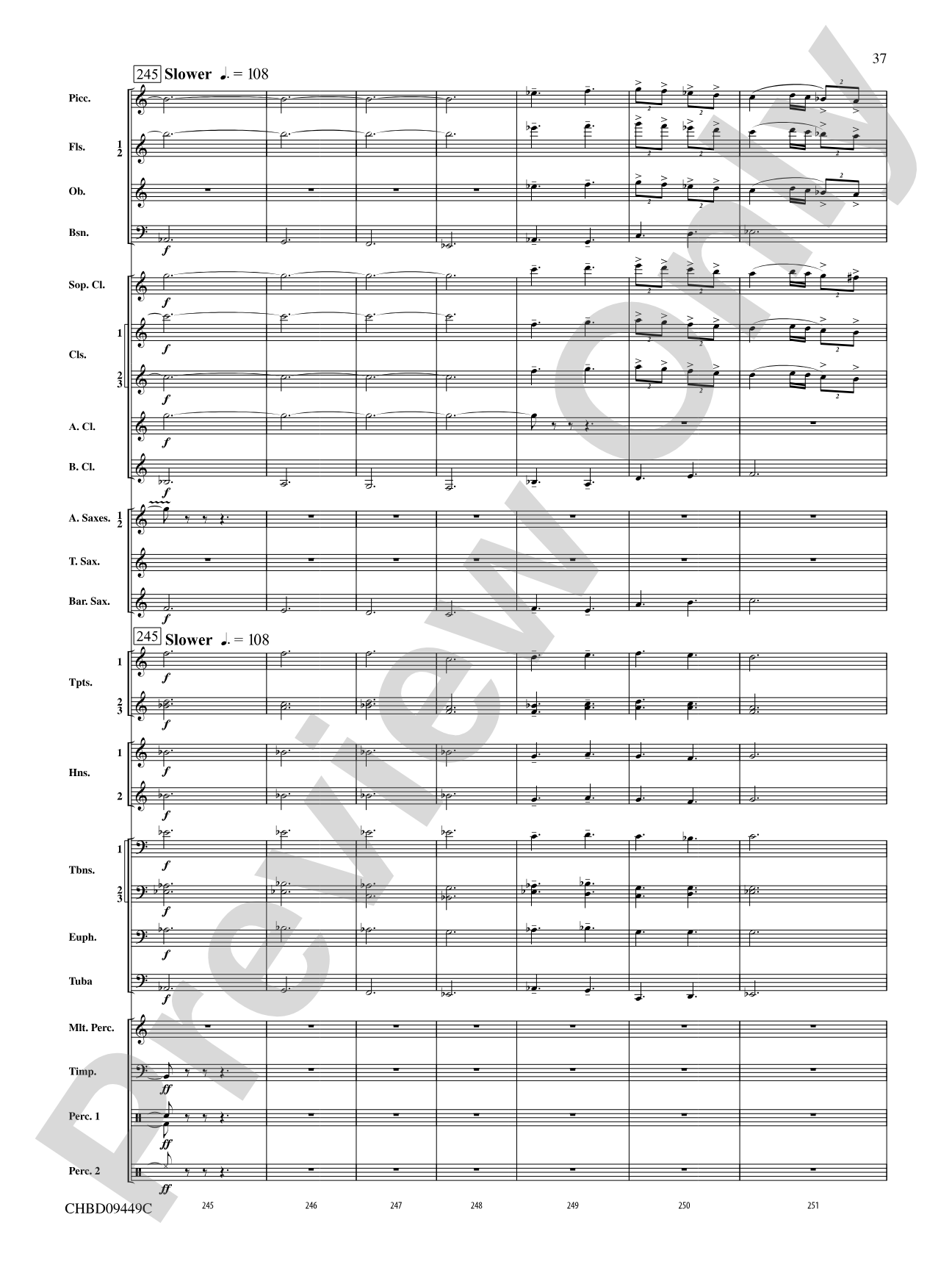 Psalm 46: Concert Band Conductor Score & Parts