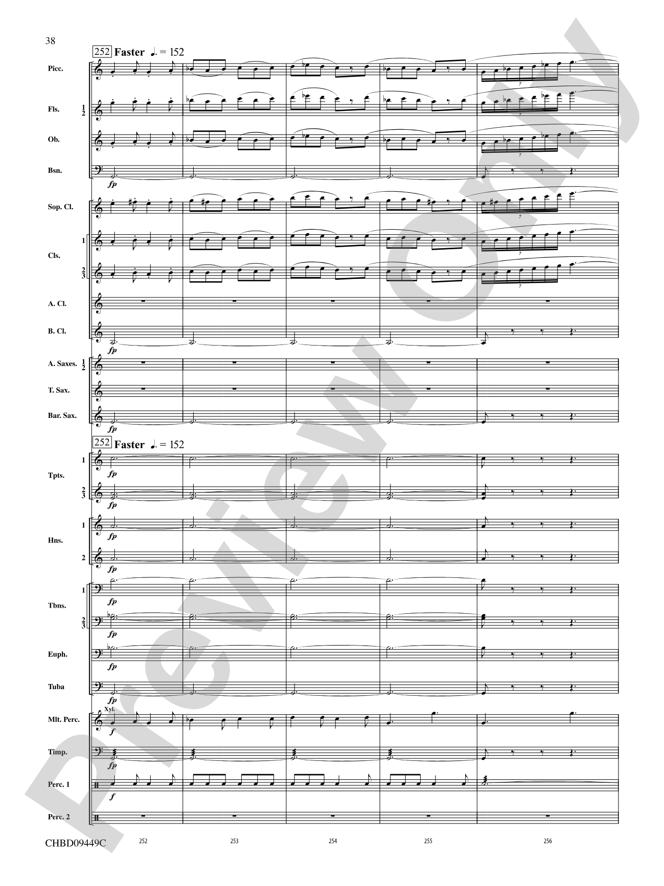 Psalm 46: Concert Band Conductor Score & Parts