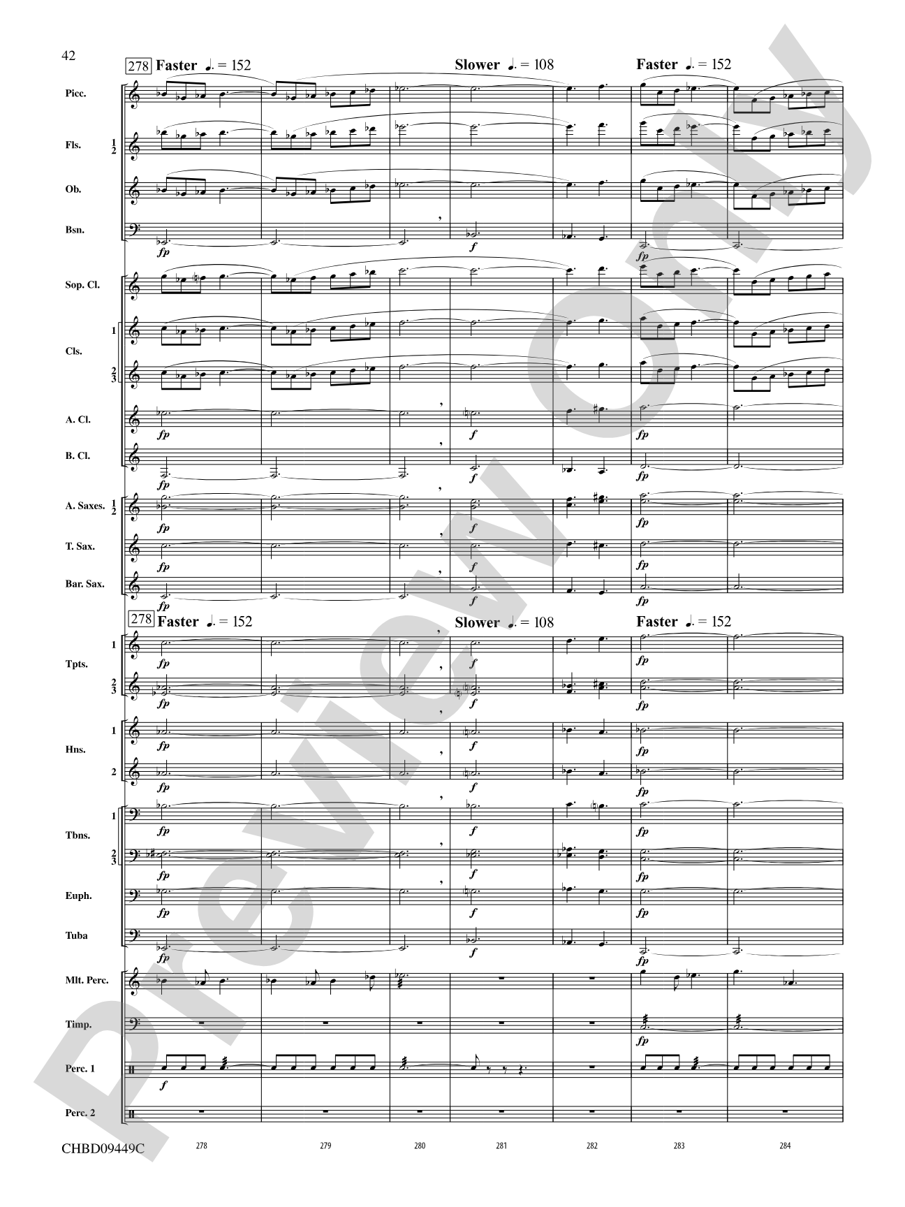 Psalm 46: Concert Band Conductor Score & Parts
