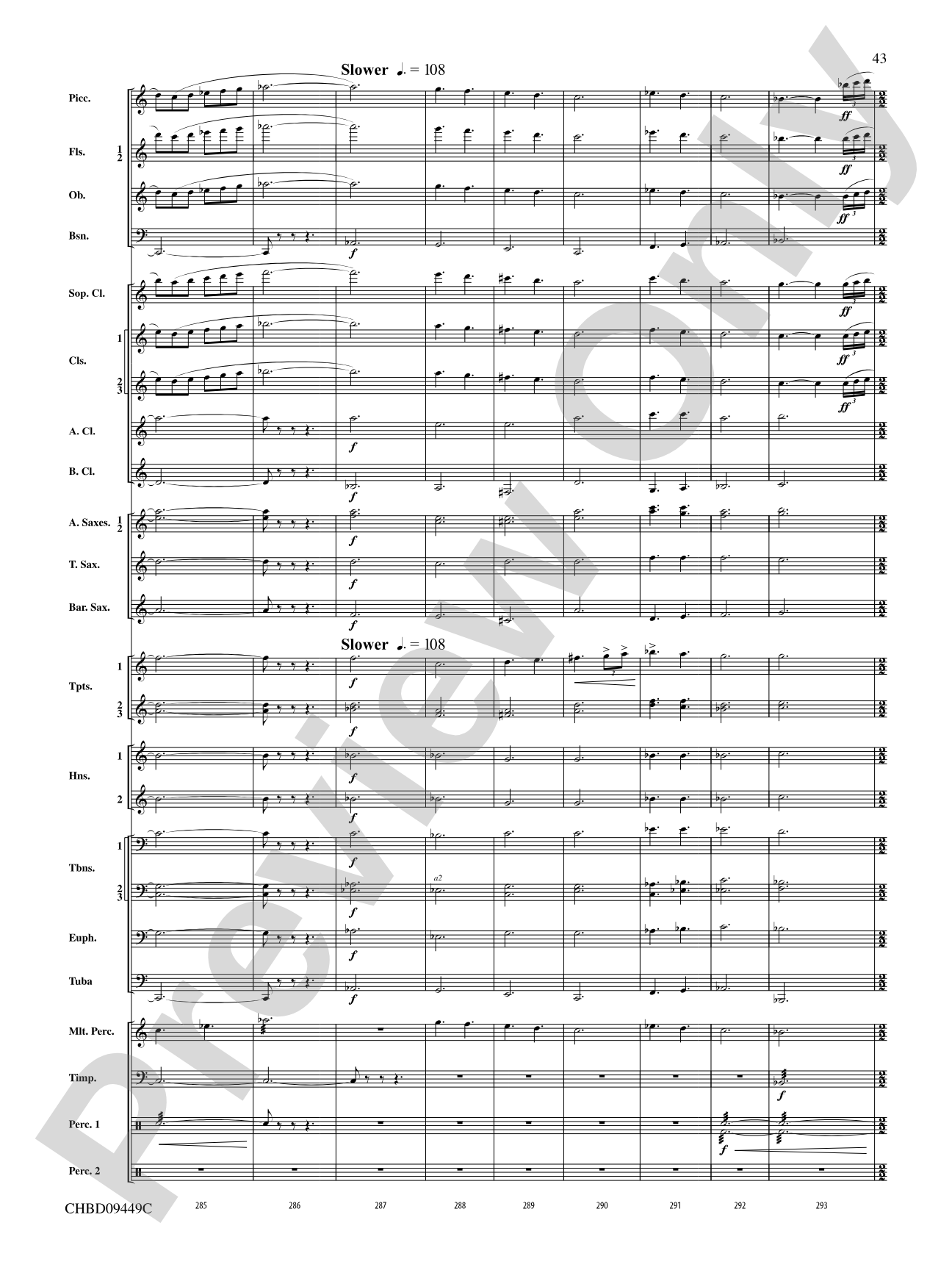 Psalm 46: Concert Band Conductor Score & Parts