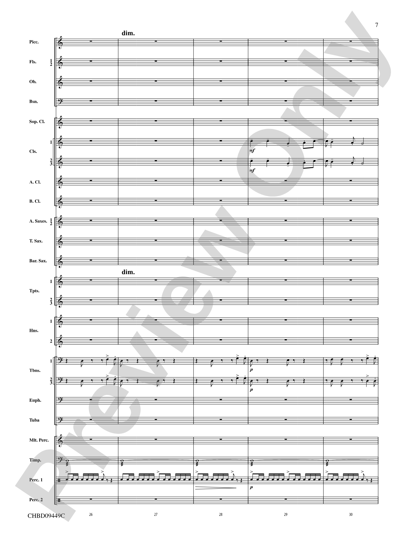 Psalm 46: Concert Band Conductor Score & Parts