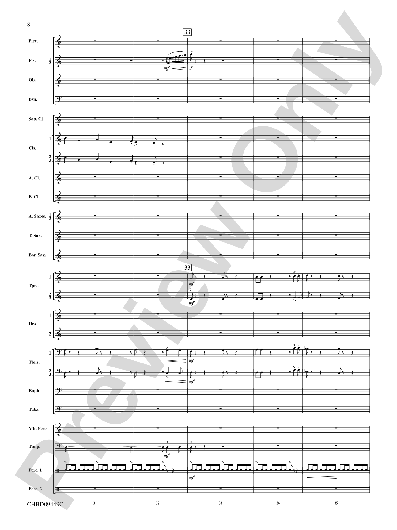 Psalm 46: Concert Band Conductor Score & Parts