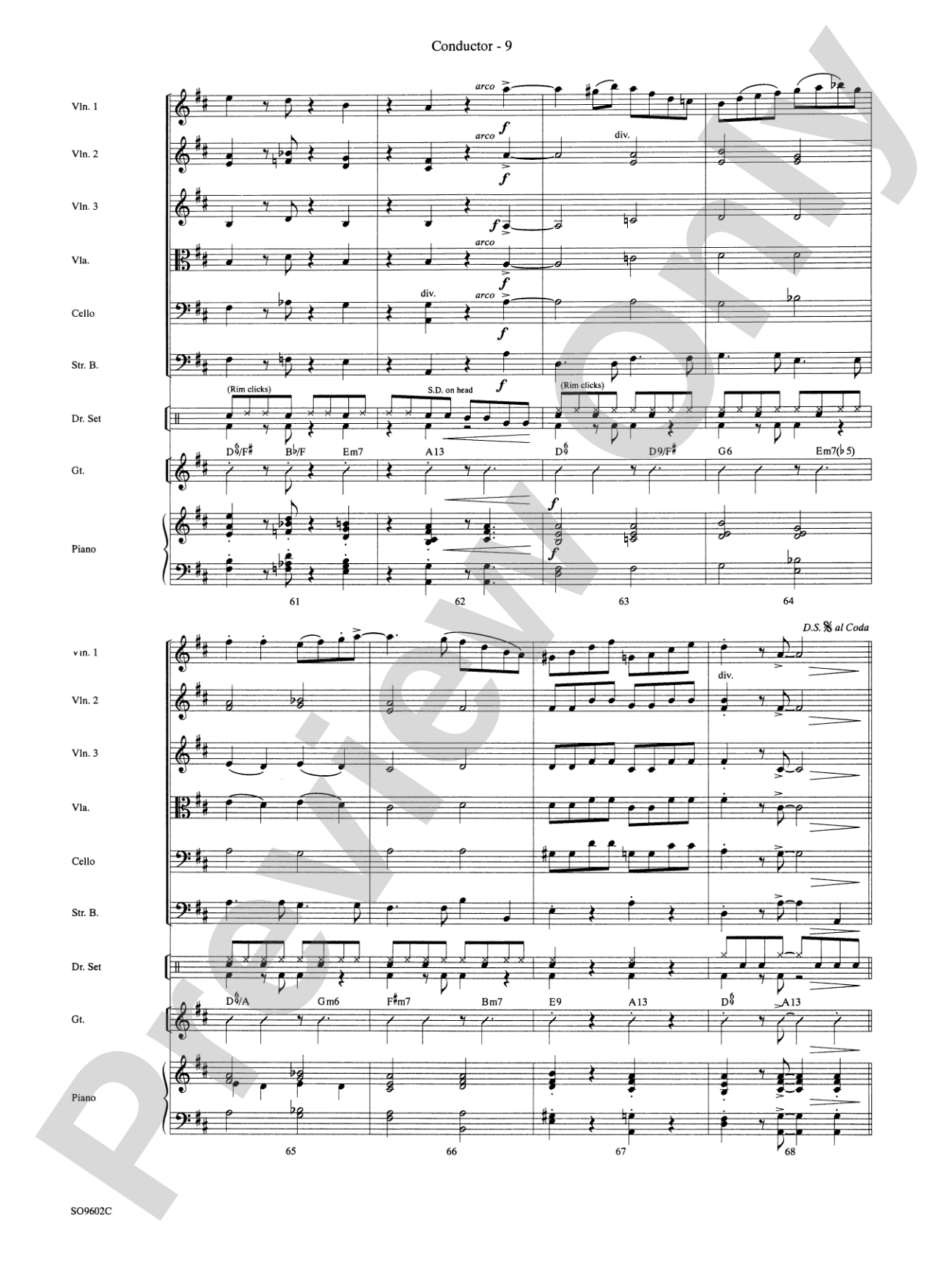 I Got Rhythm: String Orchestra Conductor Score & Parts