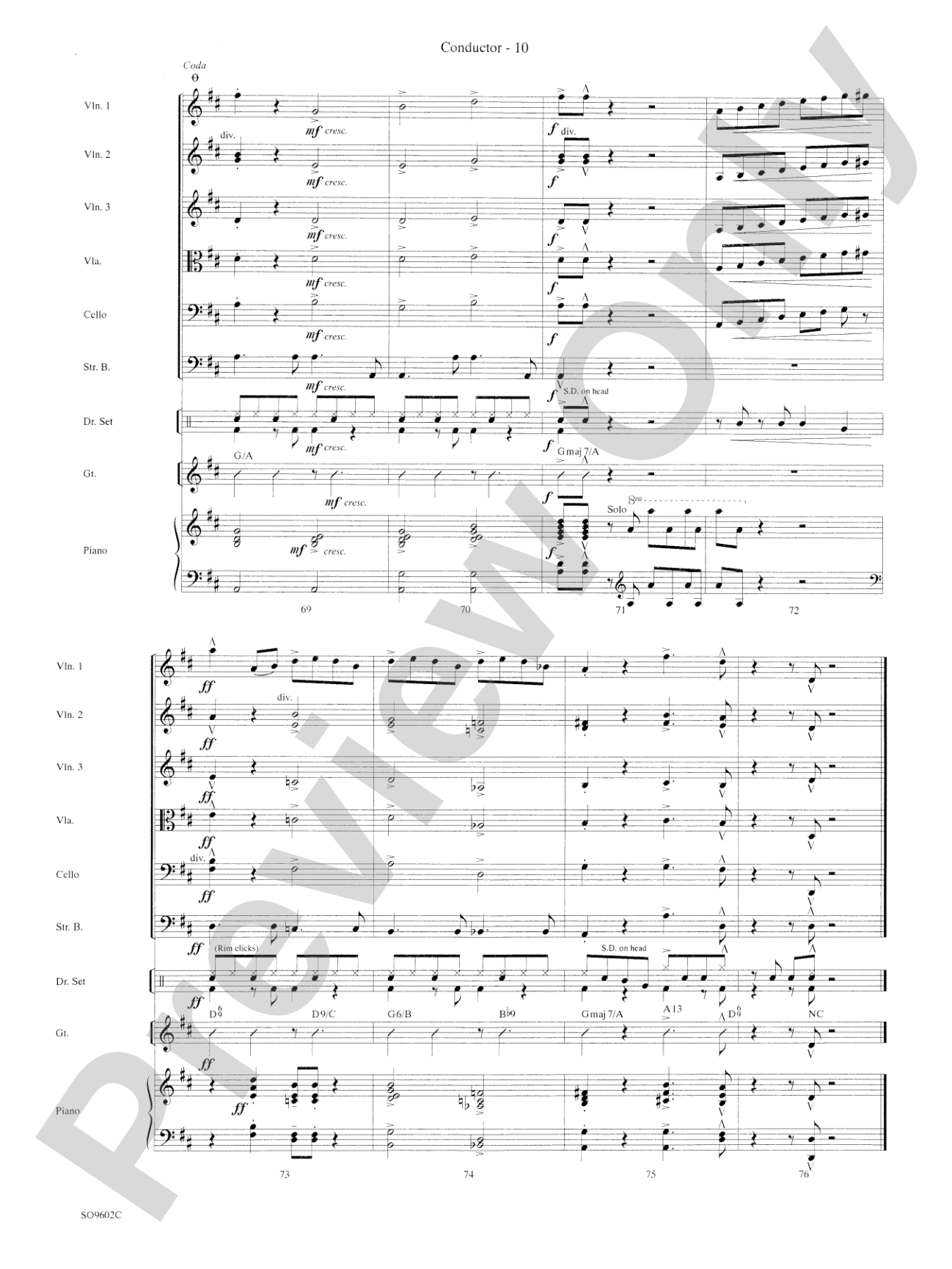 I Got Rhythm: String Orchestra Conductor Score & Parts
