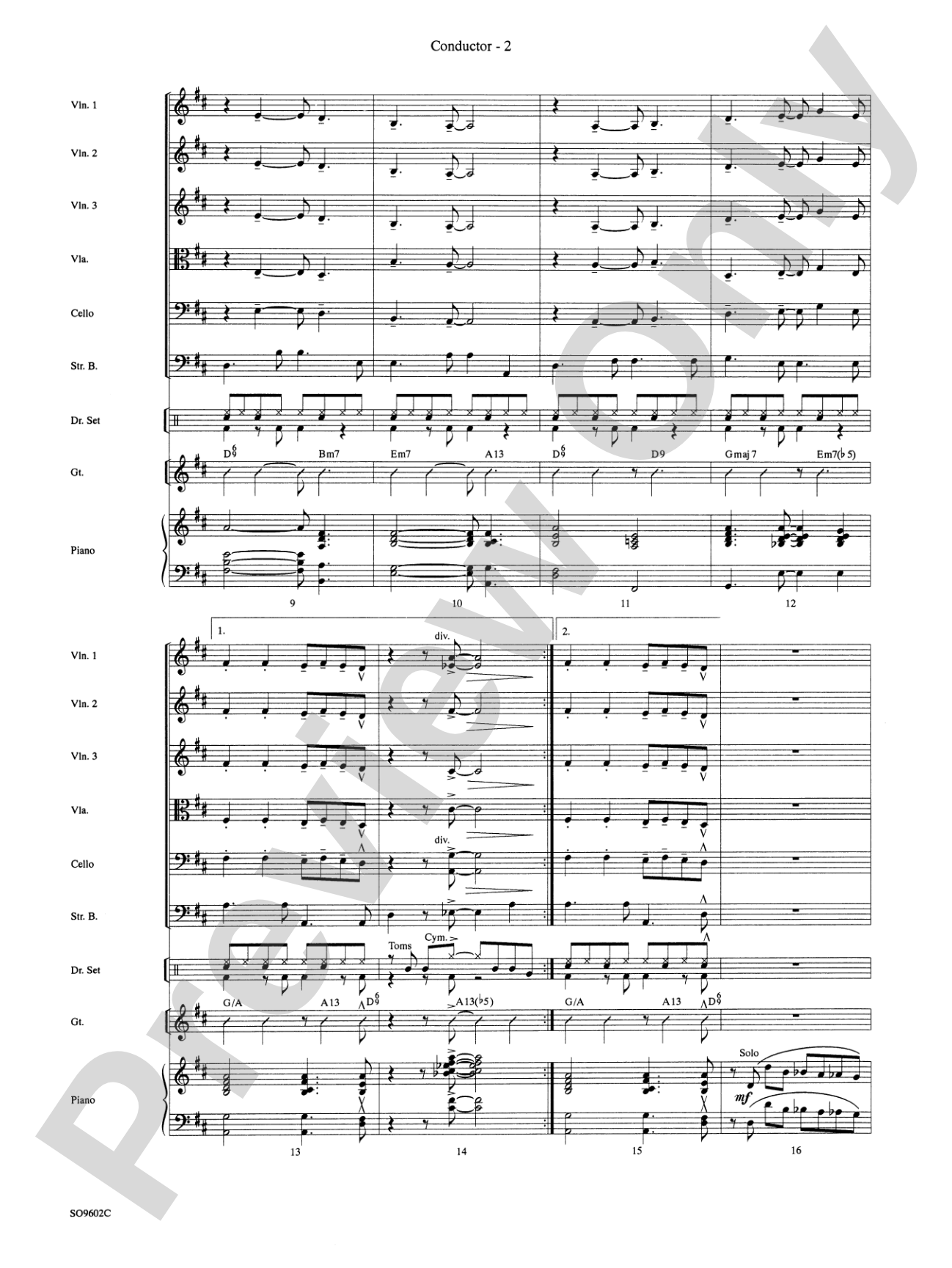 I Got Rhythm: String Orchestra Conductor Score & Parts