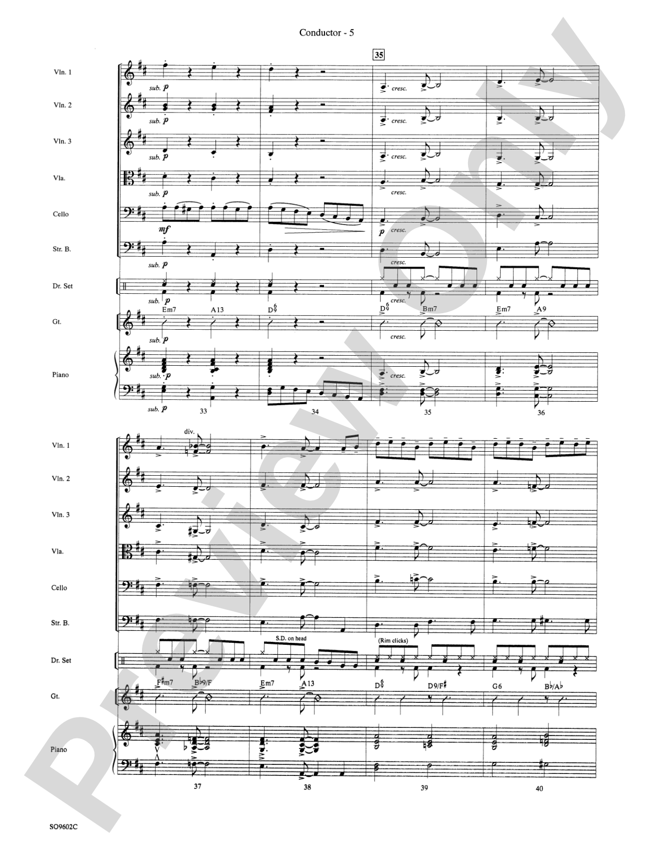I Got Rhythm: String Orchestra Conductor Score & Parts