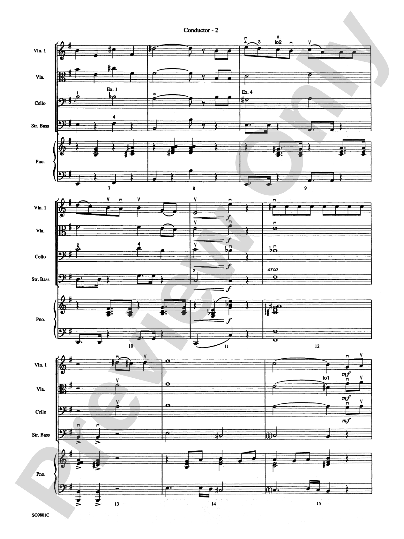 You're a Mean One, Mr. Grinch: String Orchestra Conductor Score & Parts