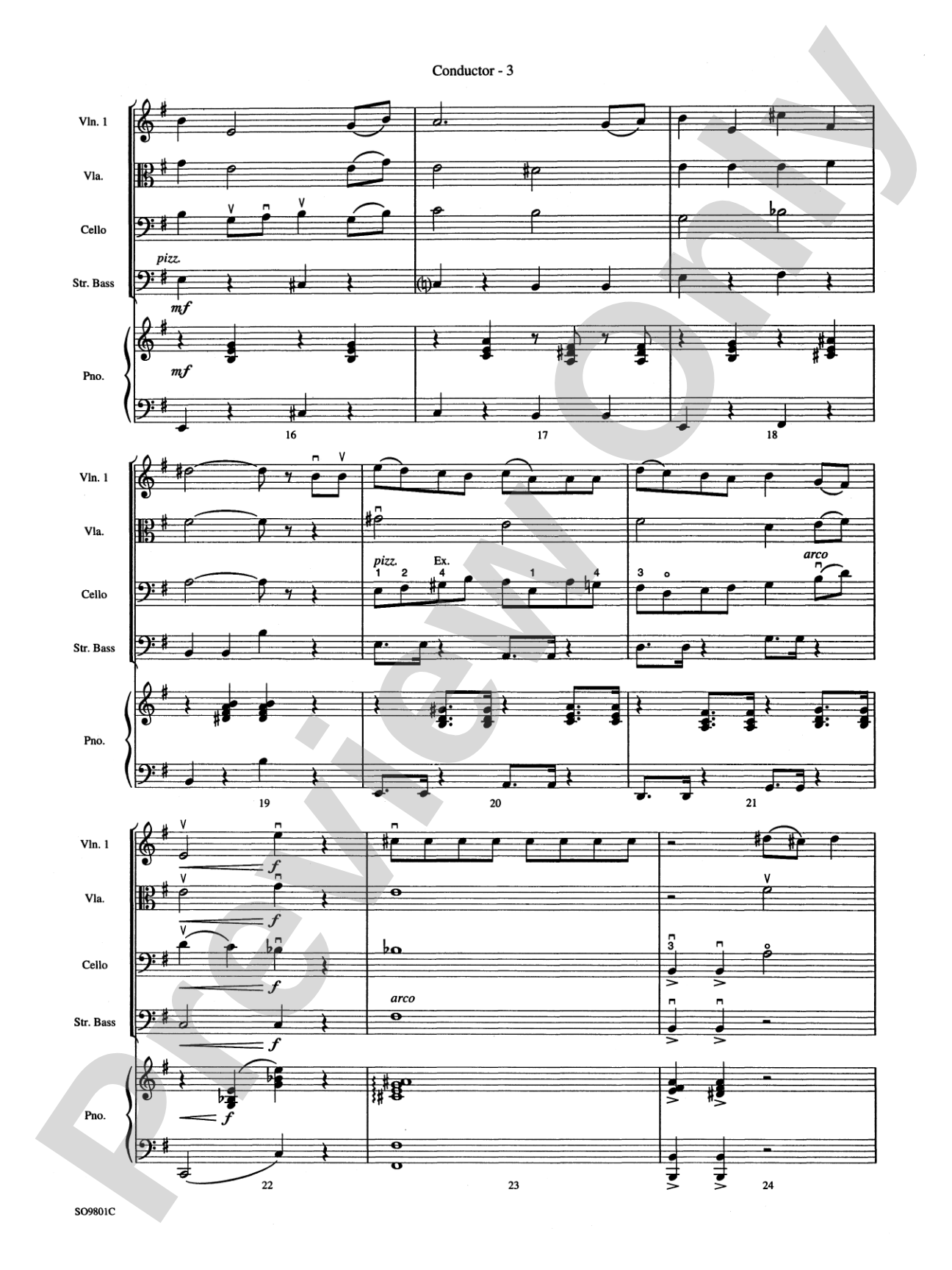 You're a Mean One, Mr. Grinch: String Orchestra Conductor Score & Parts