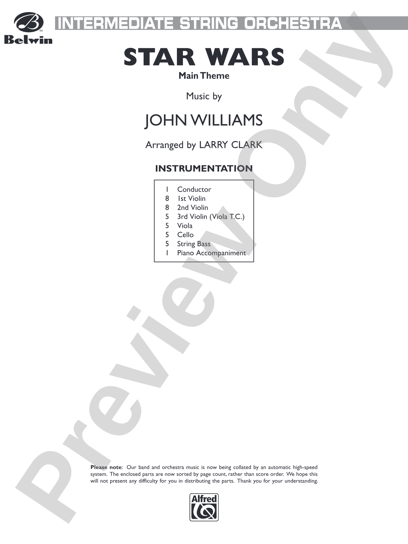 Star Wars (Main Theme): Score