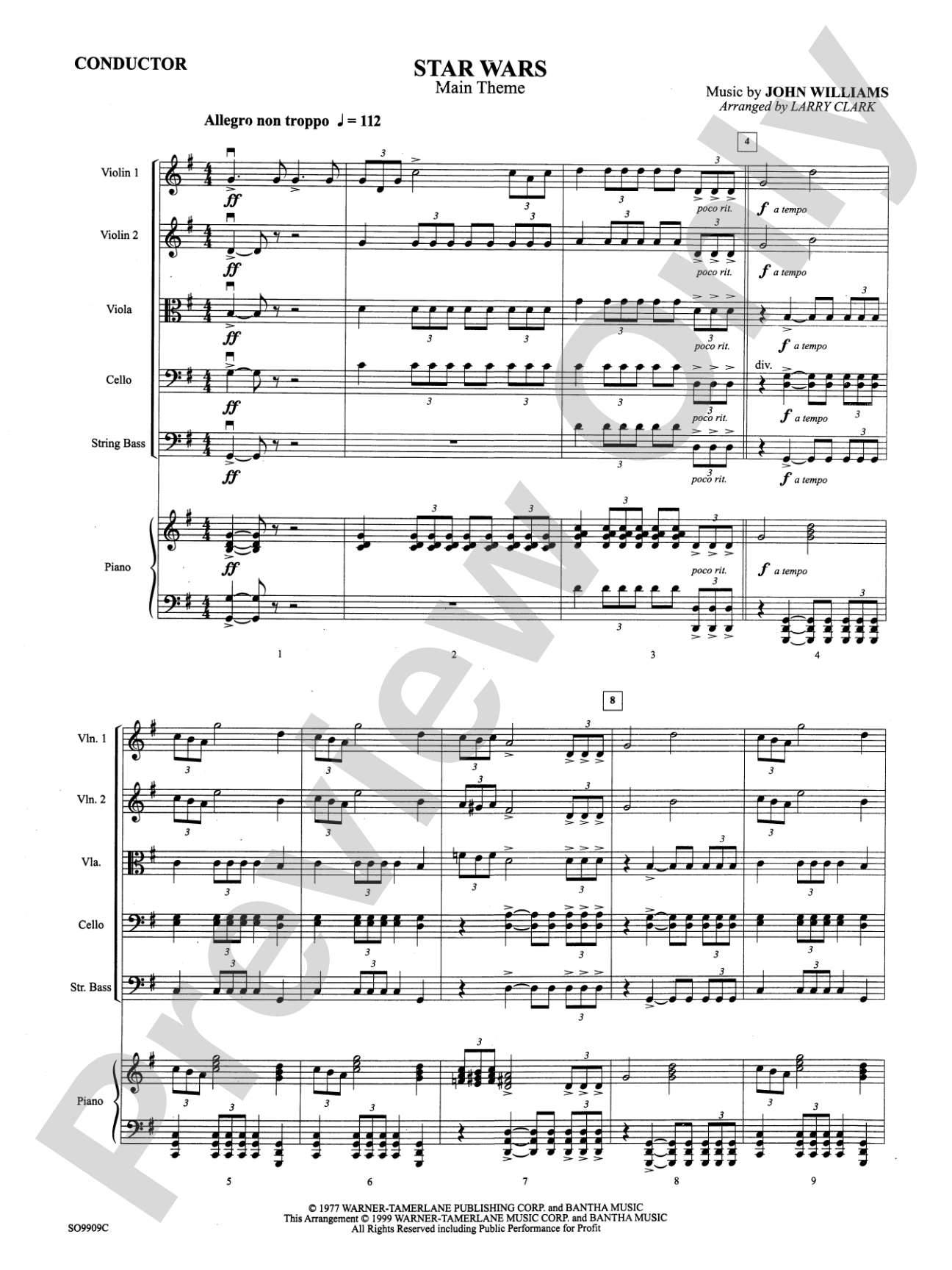Star Wars (Main Theme): Score