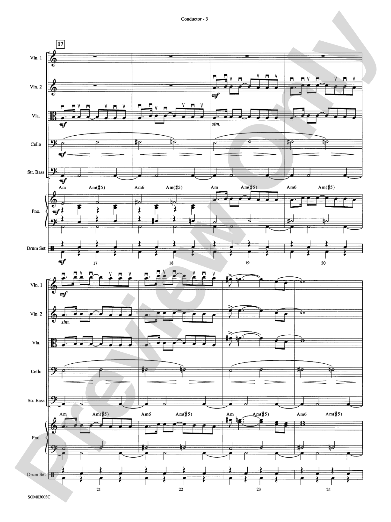 The James Bond Theme (from Die Another Day): String Orchestra Conductor Score & Parts