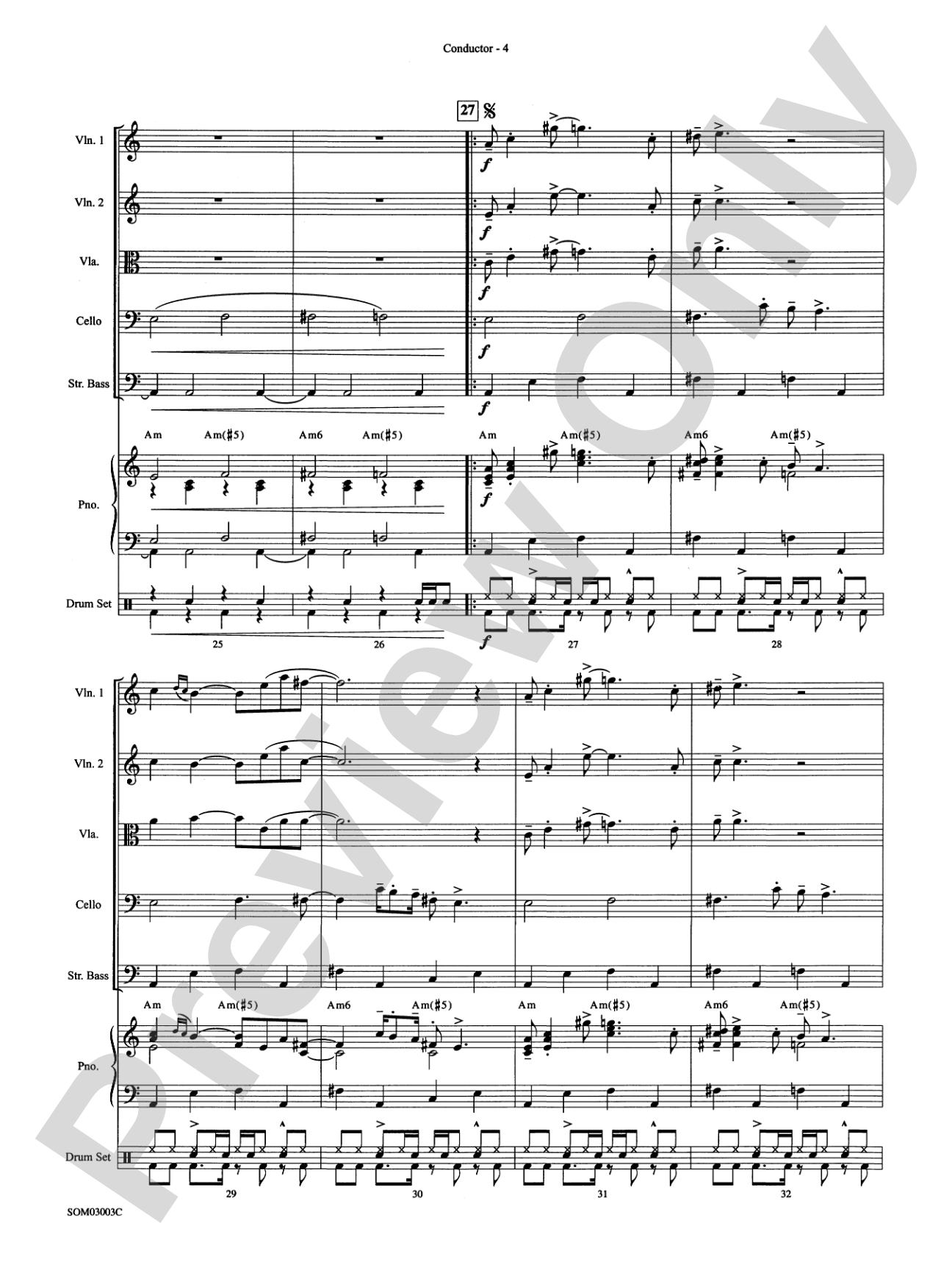 The James Bond Theme (from Die Another Day): String Orchestra Conductor Score & Parts