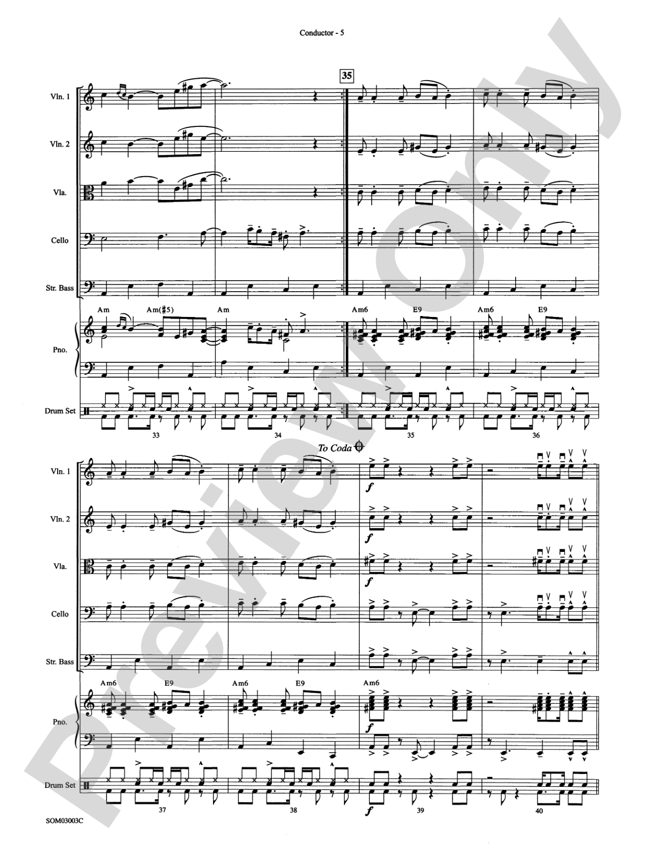 The James Bond Theme (from Die Another Day): String Orchestra Conductor Score & Parts