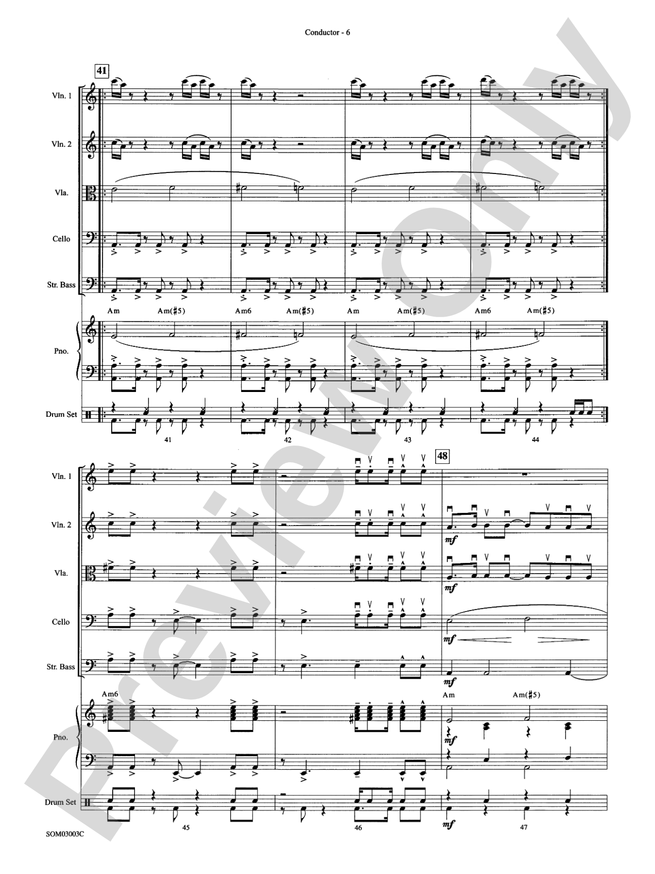 The James Bond Theme (from Die Another Day): String Orchestra Conductor Score & Parts