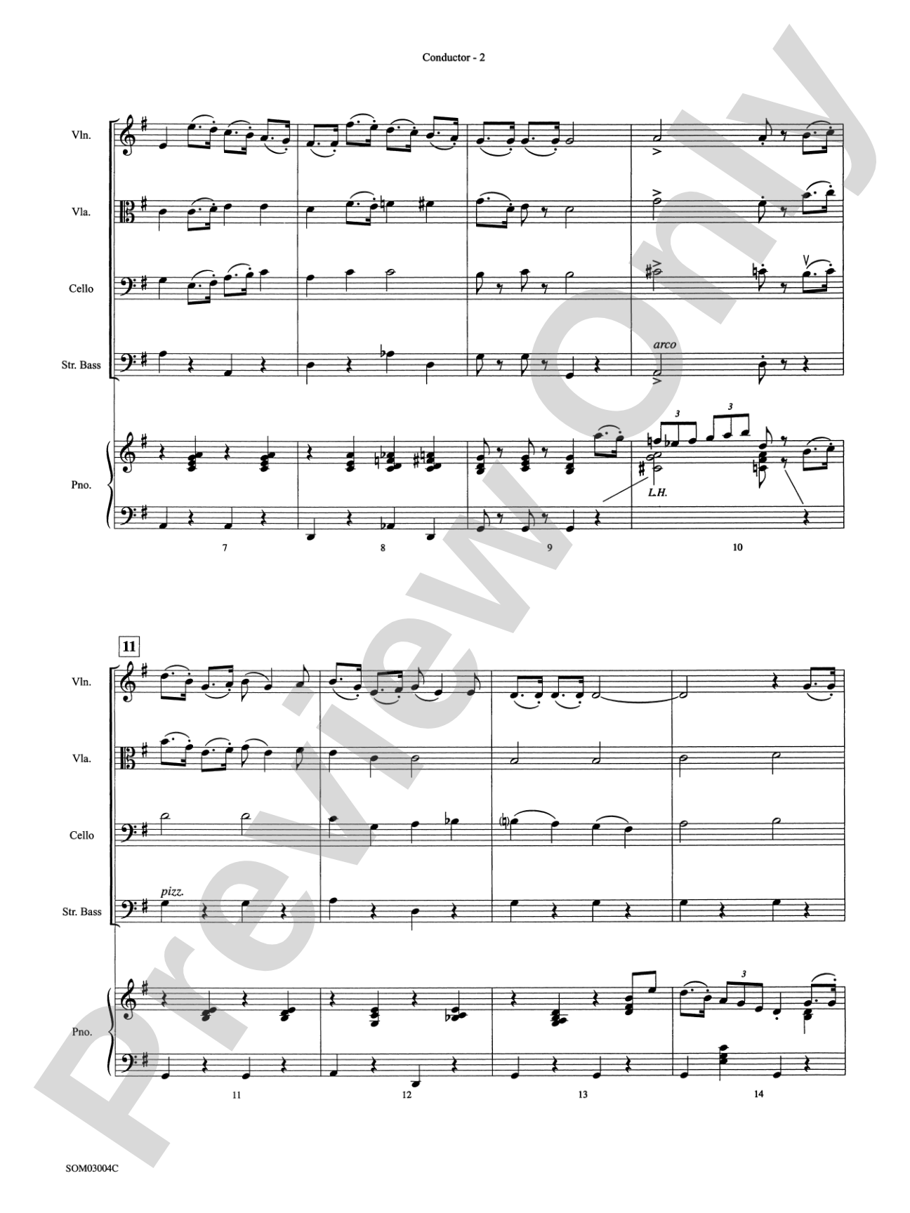 If I Only Had a Brain (from The Wizard of Oz): String Orchestra Conductor Score & Parts