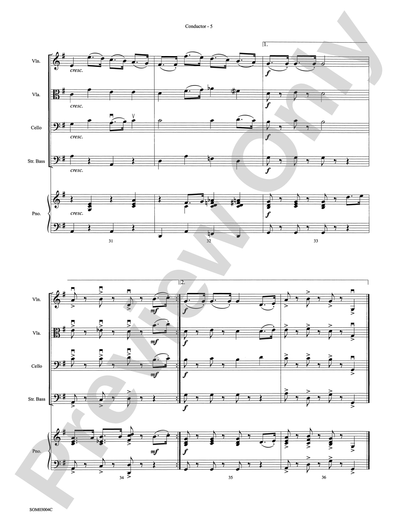 If I Only Had a Brain (from The Wizard of Oz): String Orchestra Conductor Score & Parts
