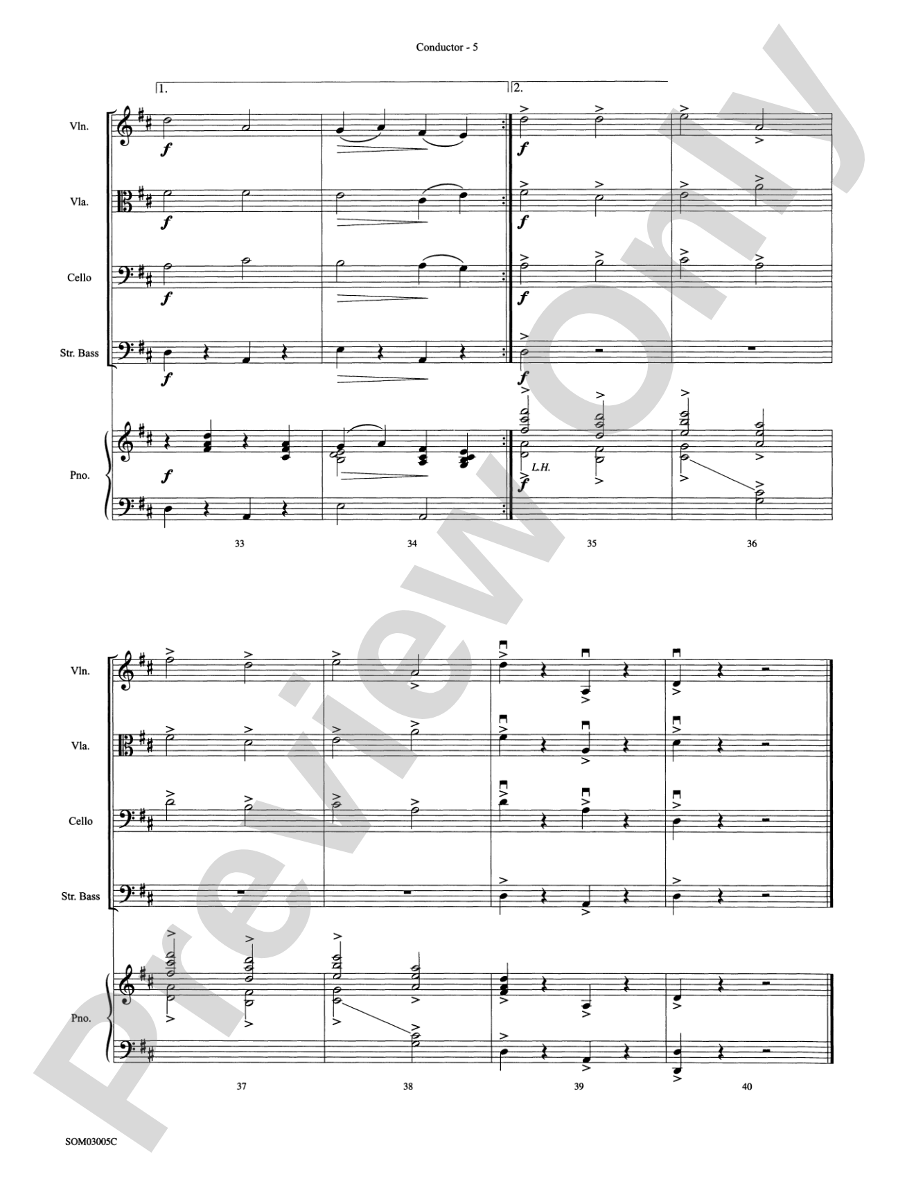 Ding Dong! The Witch Is Dead (from The Wizard of Oz): String Orchestra Conductor Score & Parts