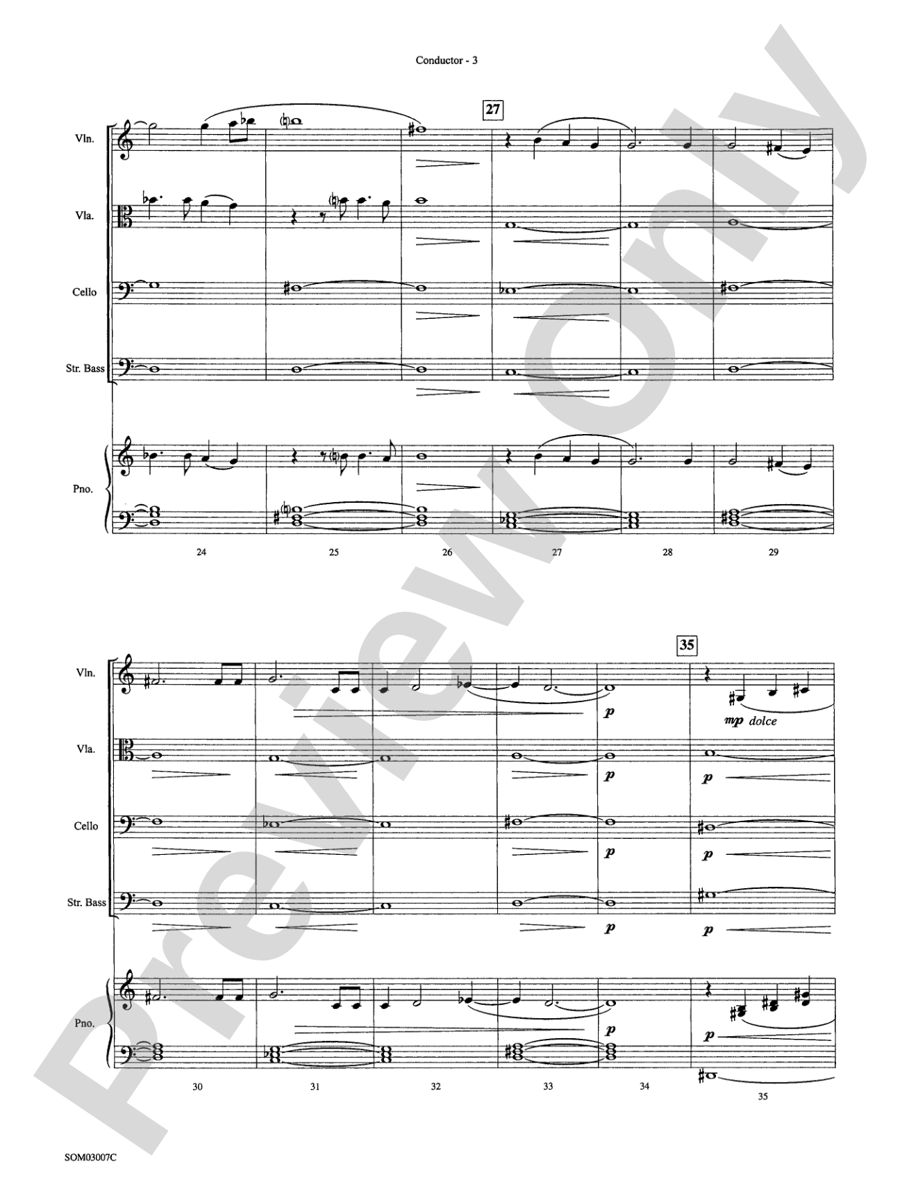 Gollum's Song (from The Lord of the Rings: The Two Towers): String Orchestra Conductor Score & Parts