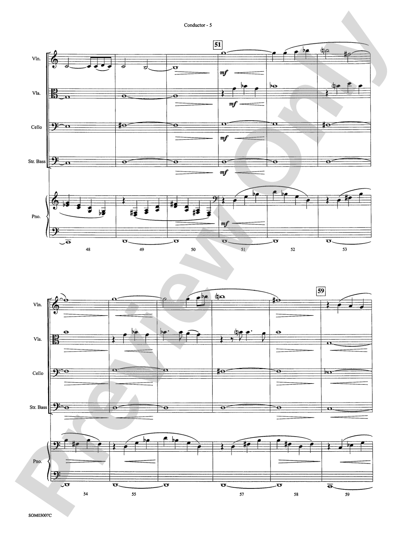 Gollum's Song (from The Lord of the Rings: The Two Towers): String Orchestra Conductor Score & Parts