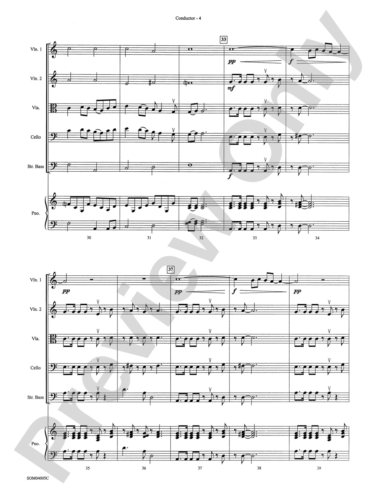 Stairway to Heaven: String Orchestra Conductor Score & Parts